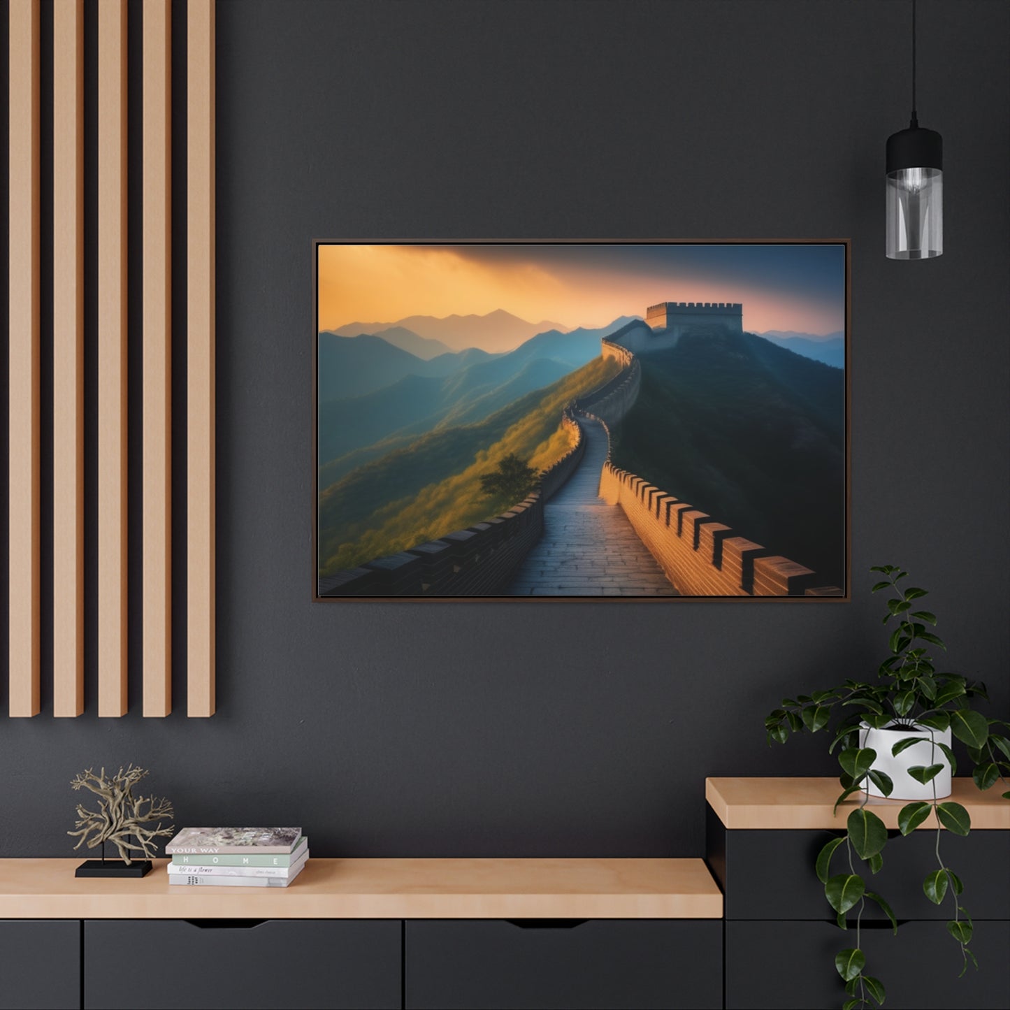 Great Wall of China, Wall Art, Gallery Canvas Wraps, Horizontal Frame