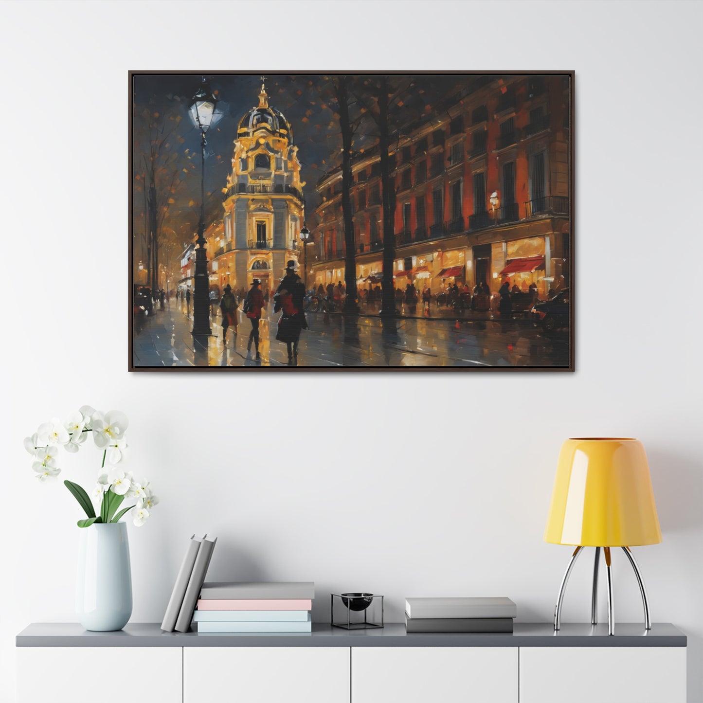 Town Center, Wall Art, Gallery Canvas Wraps, Horizontal Frame