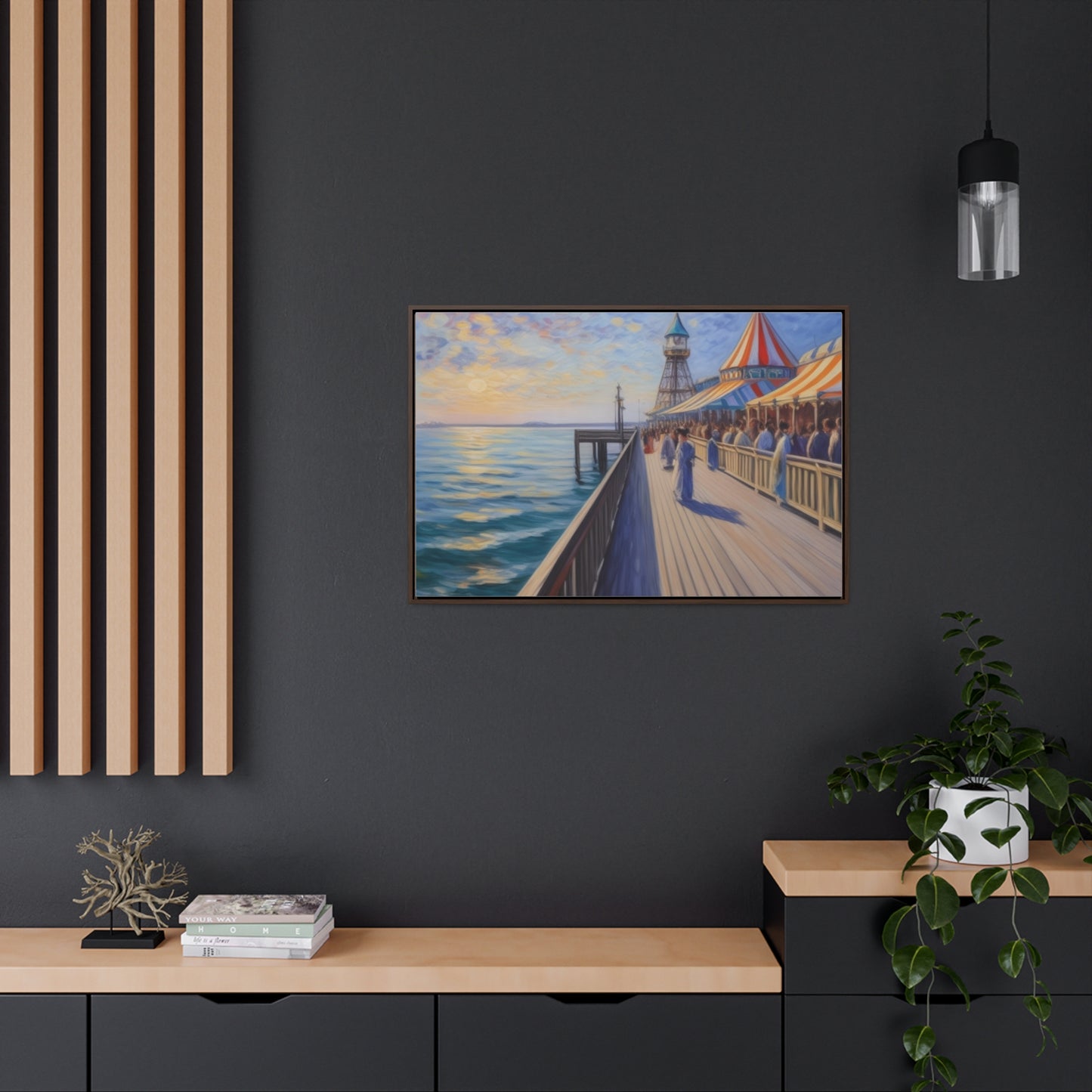 Pier, Wall Art, Gallery Canvas Wraps, Horizontal Frame