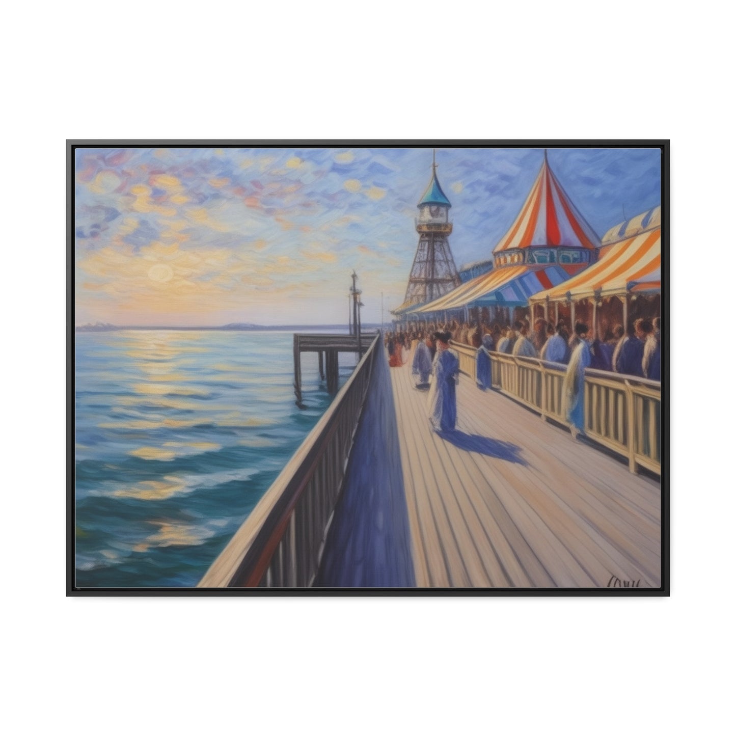 Pier, Wall Art, Gallery Canvas Wraps, Horizontal Frame