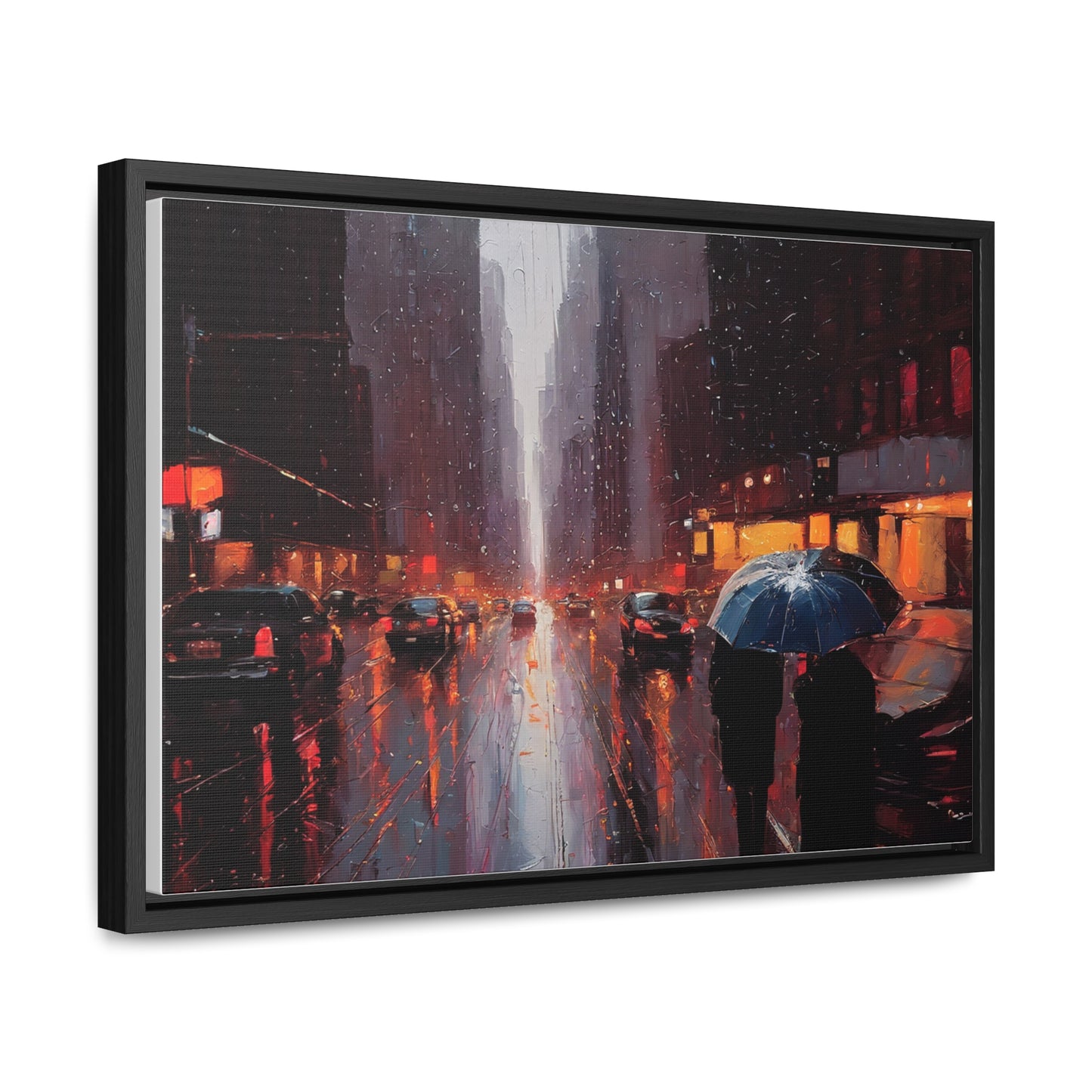 City Streets, Wall Art, Gallery Canvas Wraps, Horizontal Frame