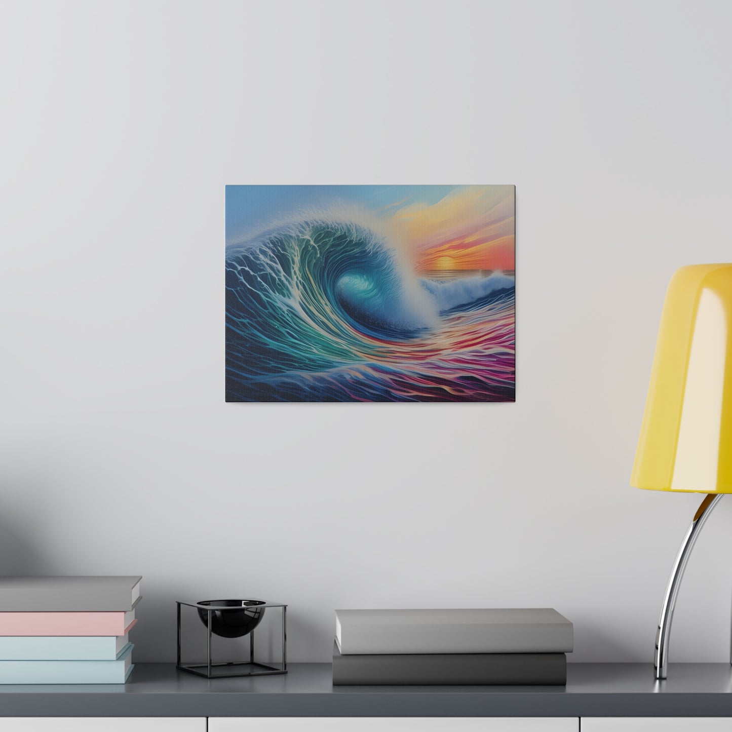 Wave, Beach, Wall Art, Matte Canvas, Stretched, 0.75"