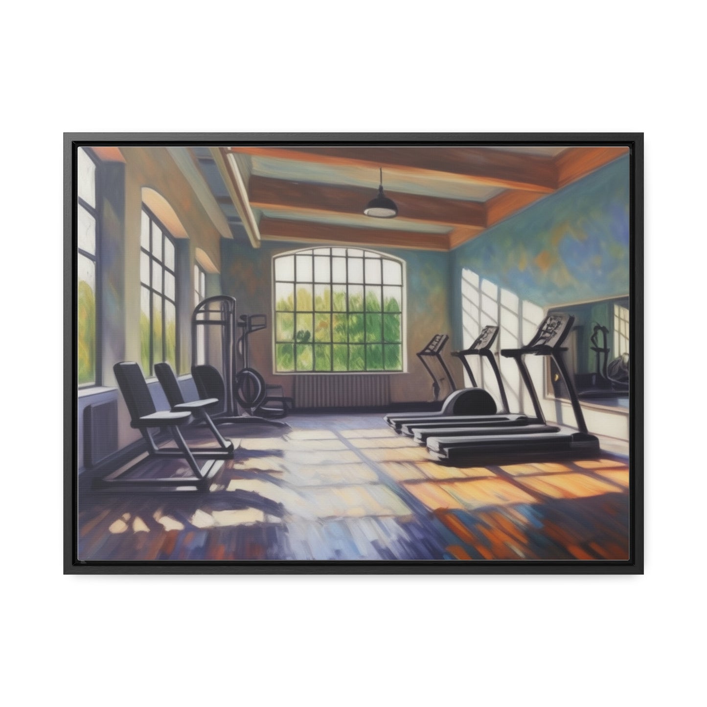 Gym, Work Out, Wall Art, Gallery Canvas Wraps, Horizontal Frame