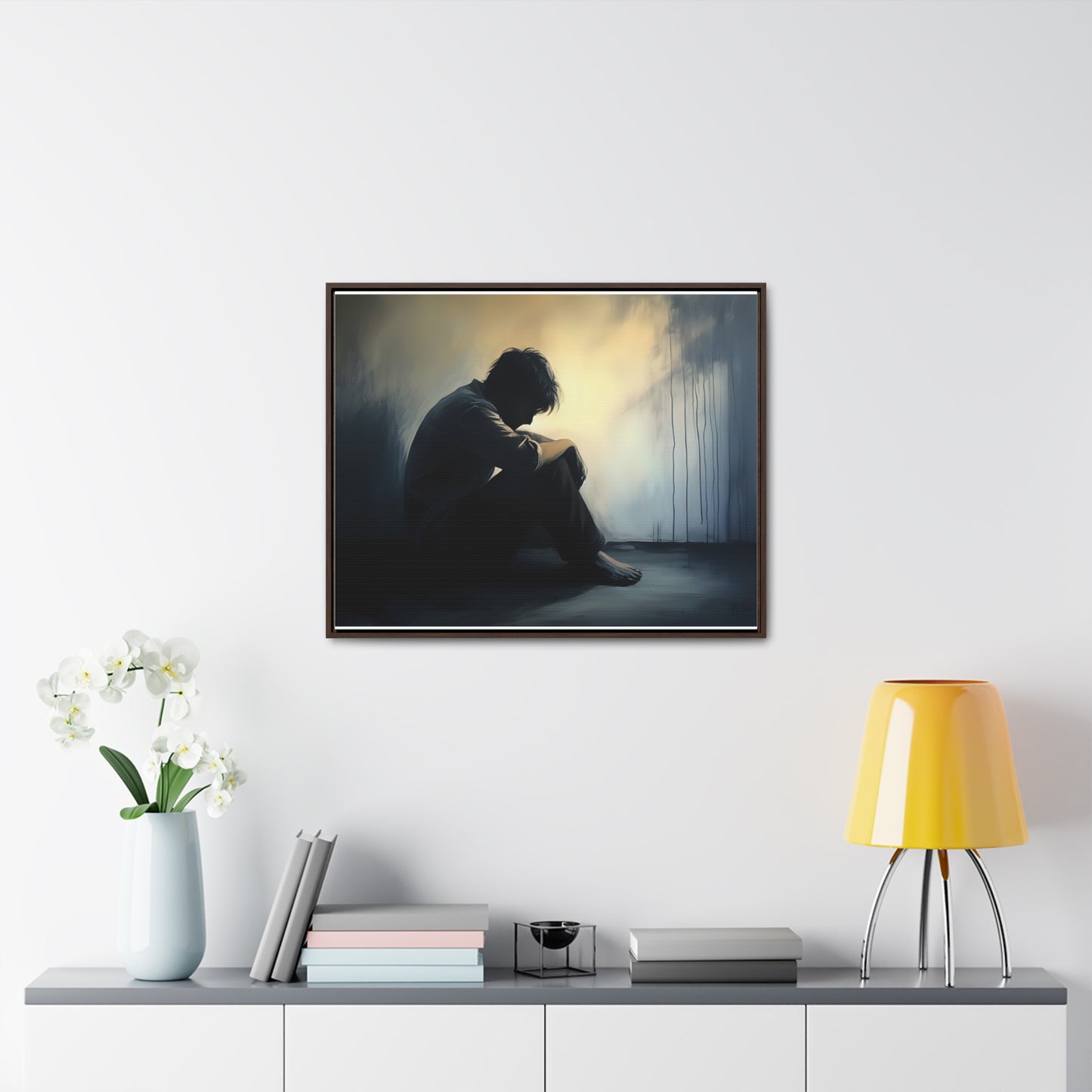 Gloomy, Wall Art, Gallery Canvas Wraps, Horizontal Frame