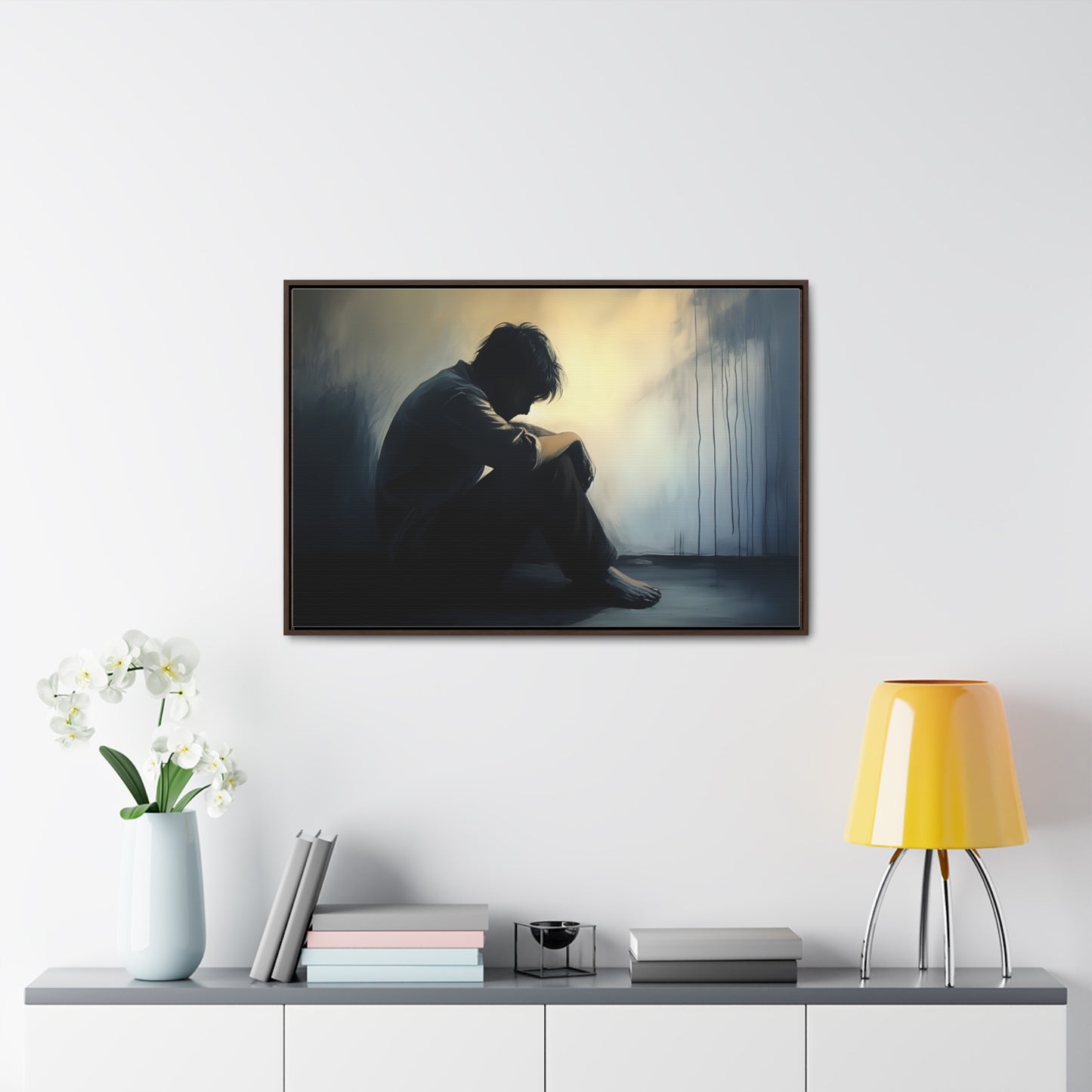 Gloomy, Wall Art, Gallery Canvas Wraps, Horizontal Frame