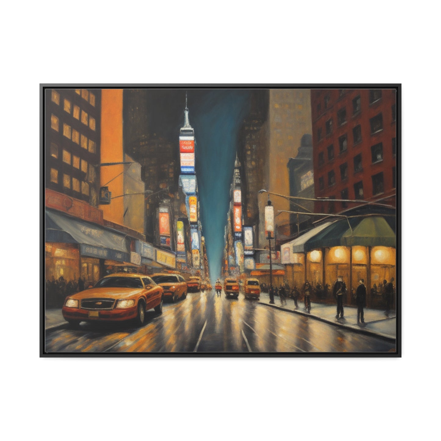 The City, Wall Art, Gallery Canvas Wraps, Horizontal Frame