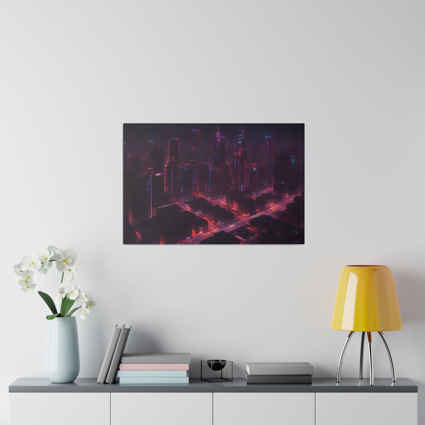 Neon lights, Wall Art, Matte Canvas, Stretched, 0.75"