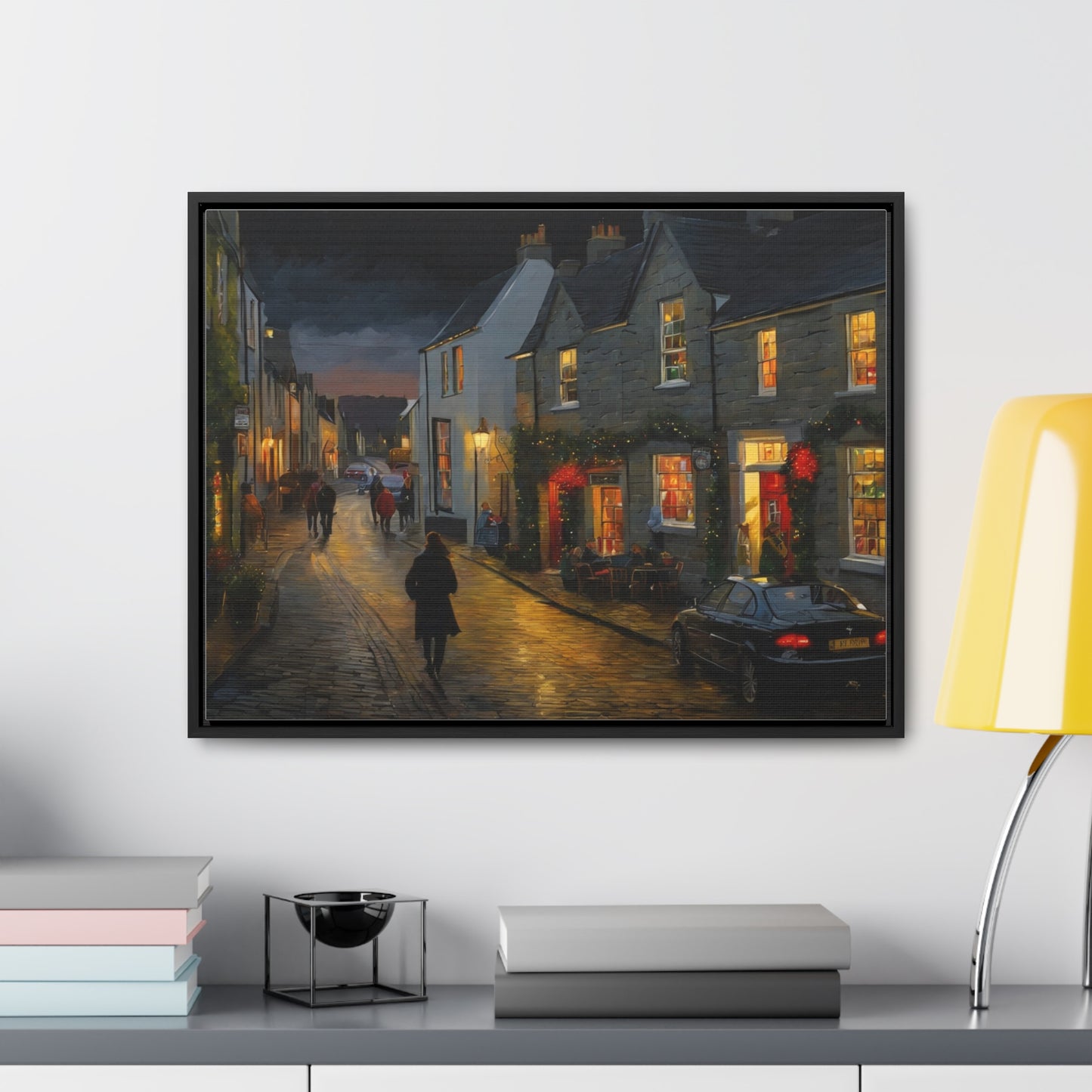 Calm Town, Wall Art, Gallery Canvas Wraps, Horizontal Frame