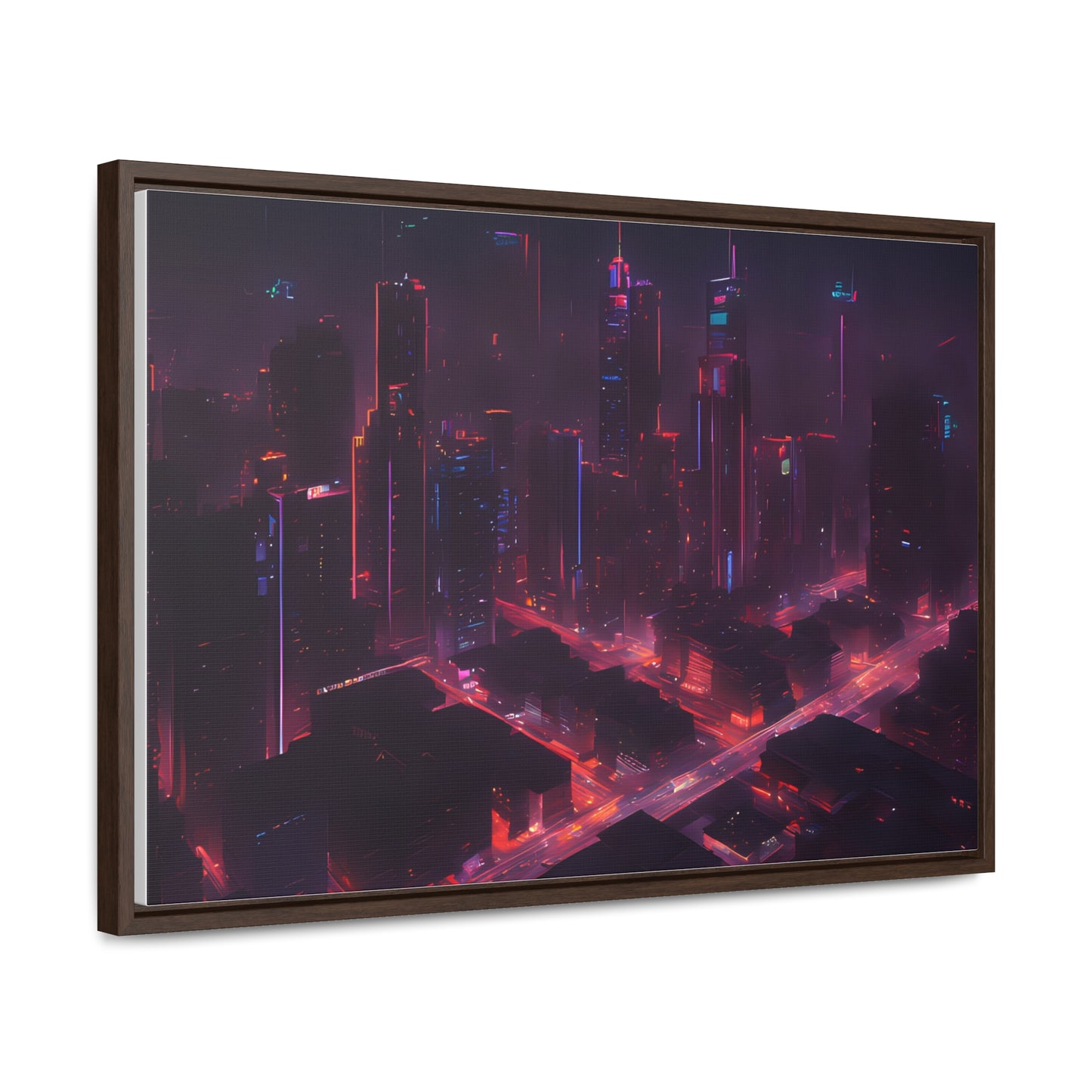 Neon lights, Wall Art, Gallery Canvas Wraps, Horizontal Frame