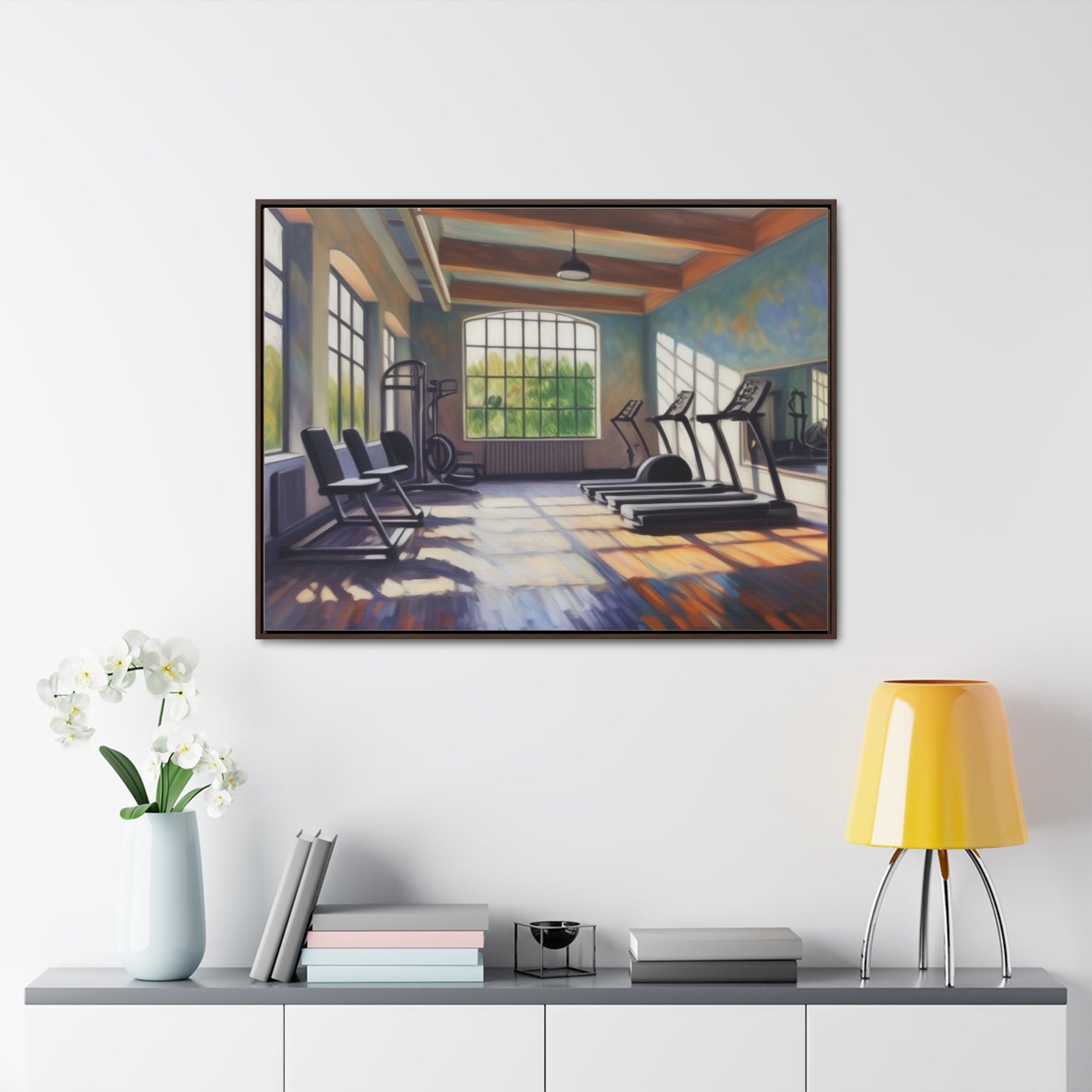 Gym, Work Out, Wall Art, Gallery Canvas Wraps, Horizontal Frame