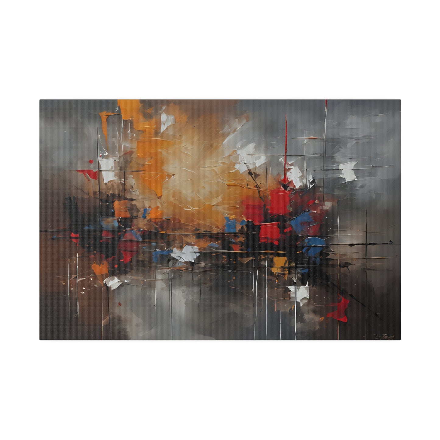 Abstract, Wall Art, Matte Canvas, Stretched, 0.75"