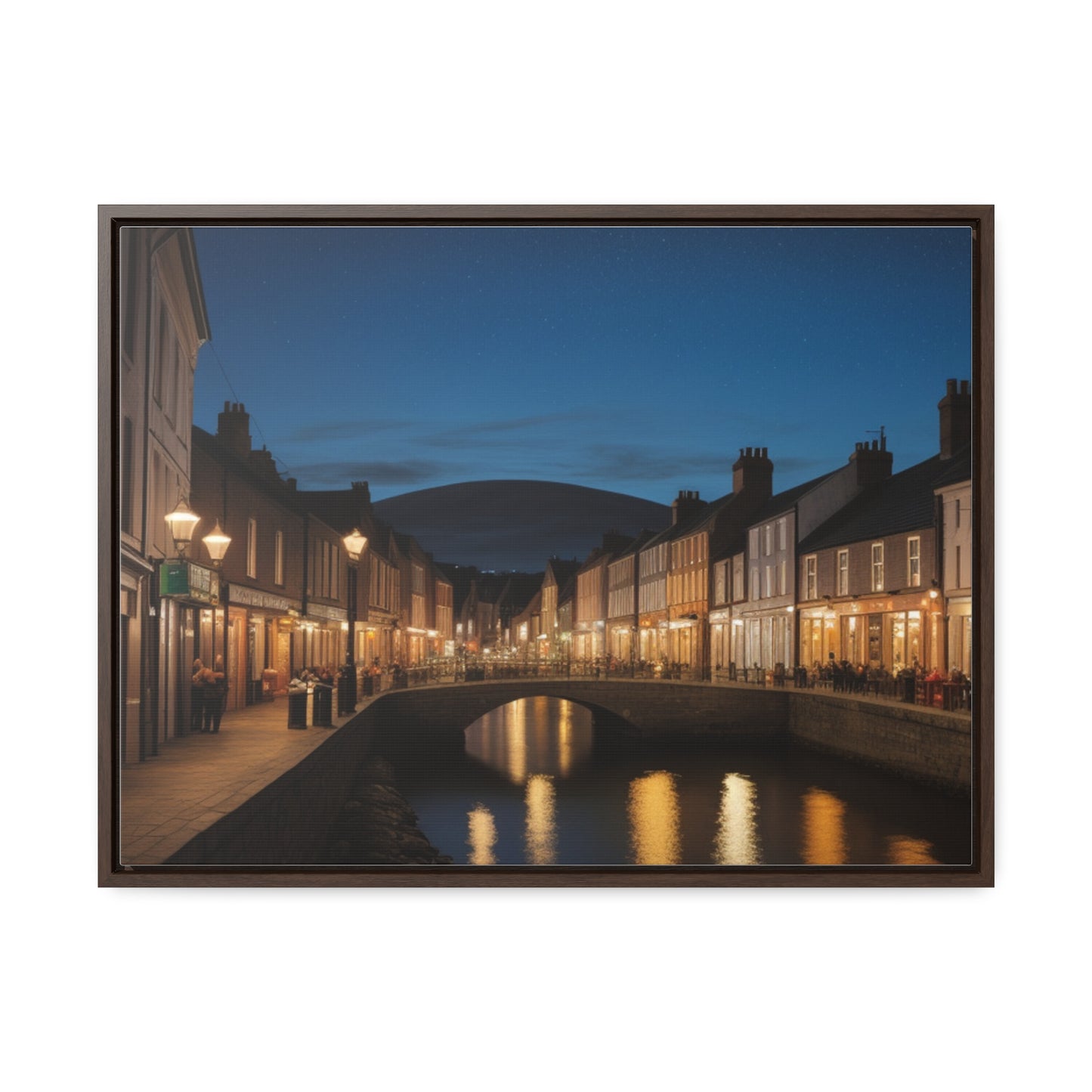 Canal, Wall Art, Gallery Canvas Wraps, Horizontal Frame