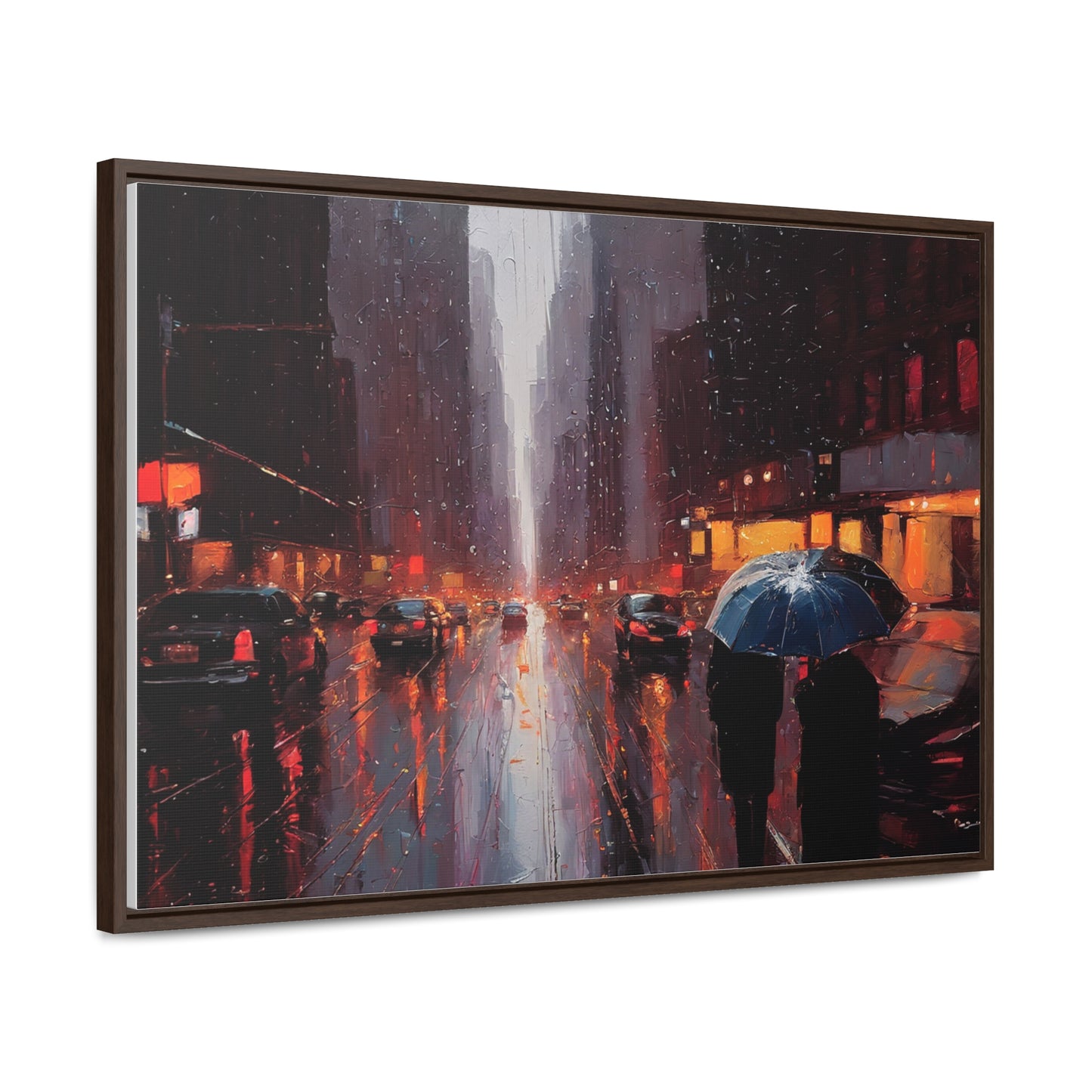 City Streets, Wall Art, Gallery Canvas Wraps, Horizontal Frame