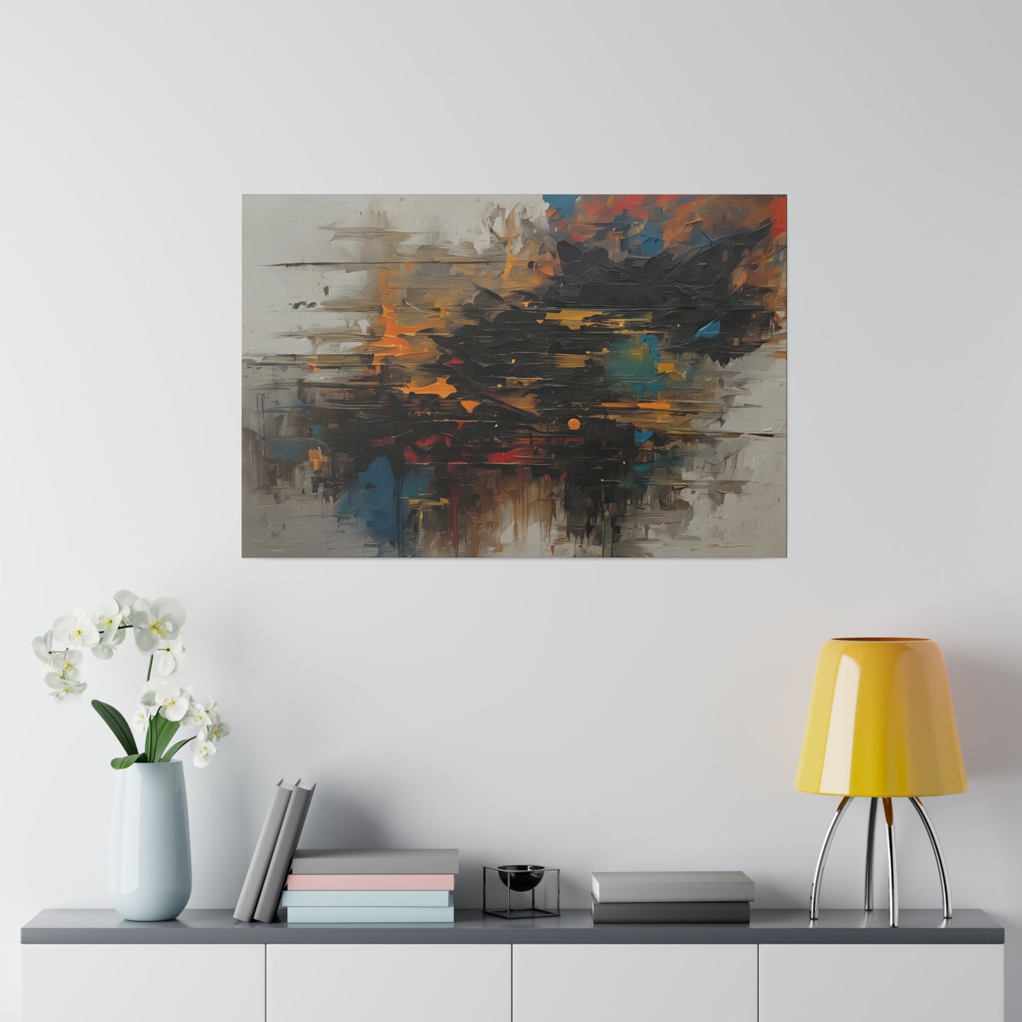 Abstract, Wall Art, Matte Canvas, Stretched, 0.75"