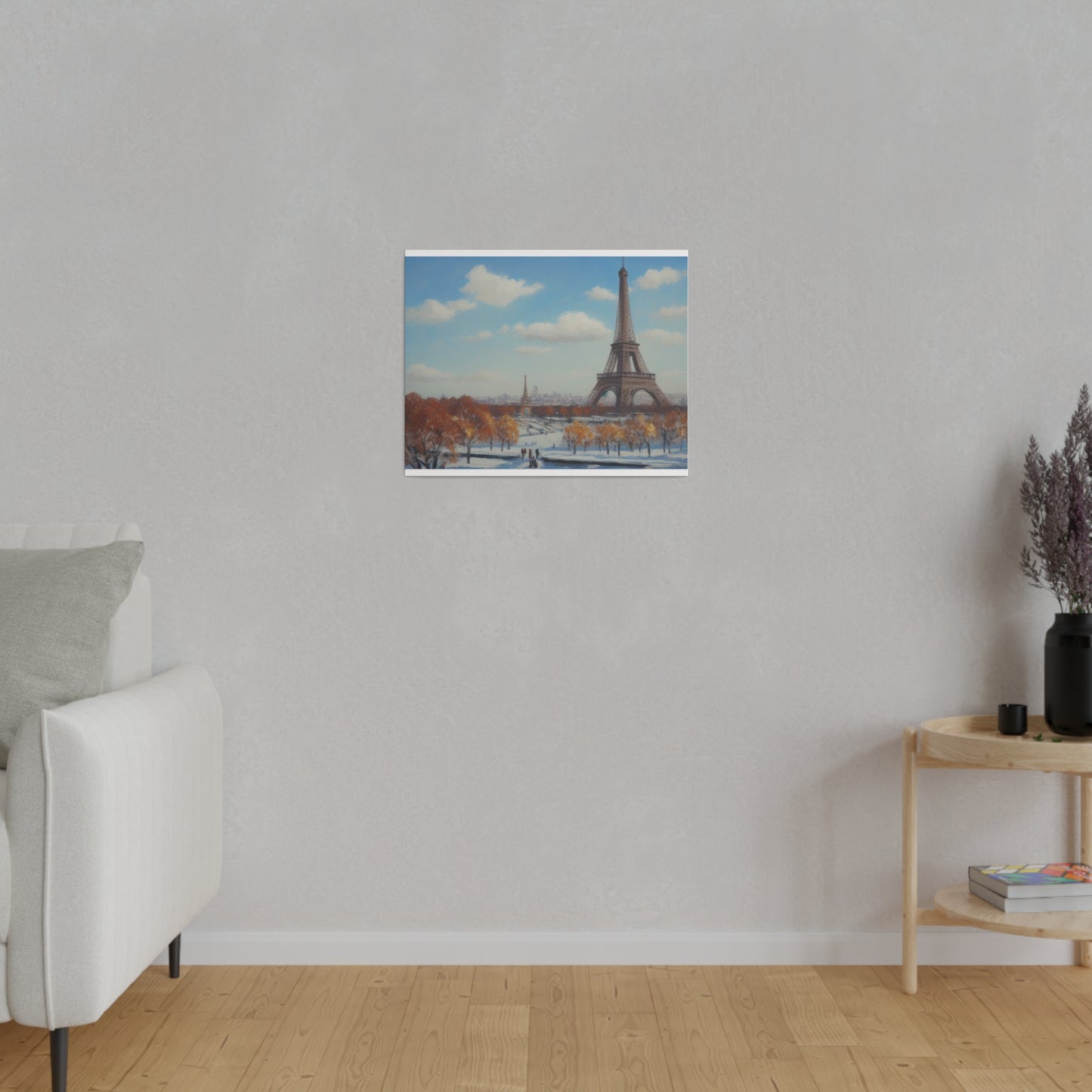 Eiffel Tower, Wall Art, Matte Canvas, Stretched, 0.75"