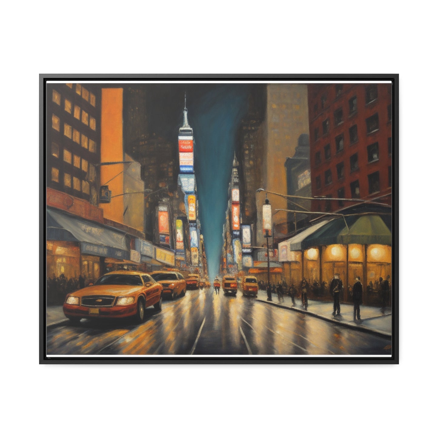 The City, Wall Art, Gallery Canvas Wraps, Horizontal Frame