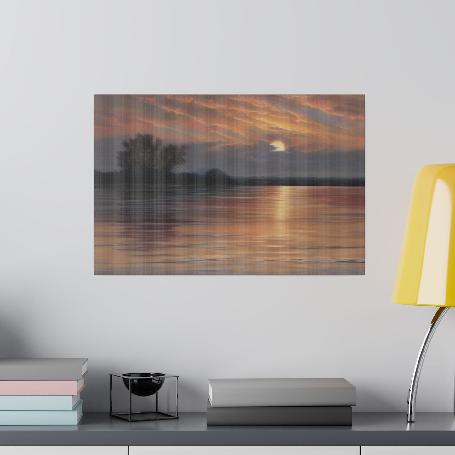 Sun Rise, Wall Art, Matte Canvas, Stretched, 0.75"