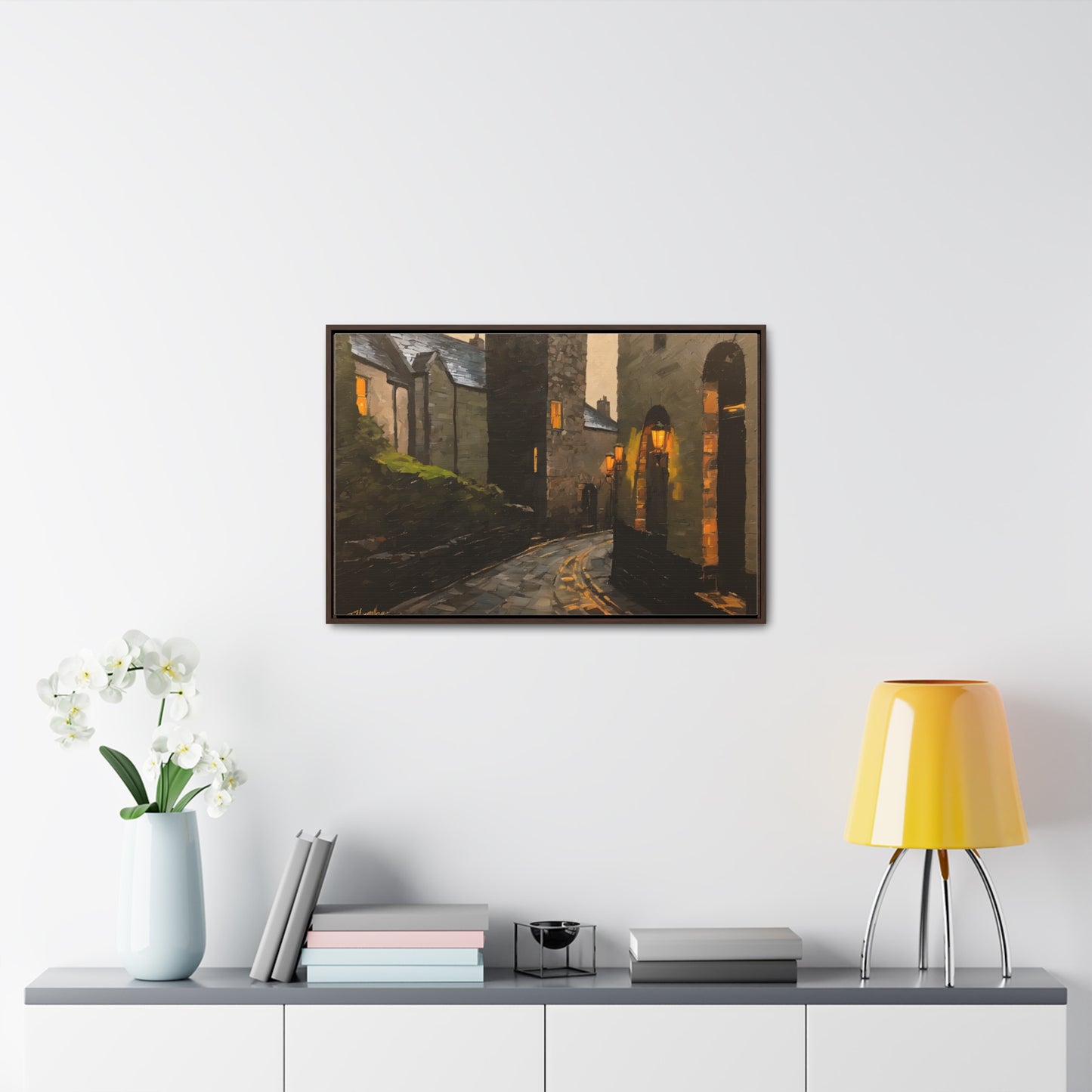 Walk the streets, Wall Art, Gallery Canvas Wraps, Horizontal Frame