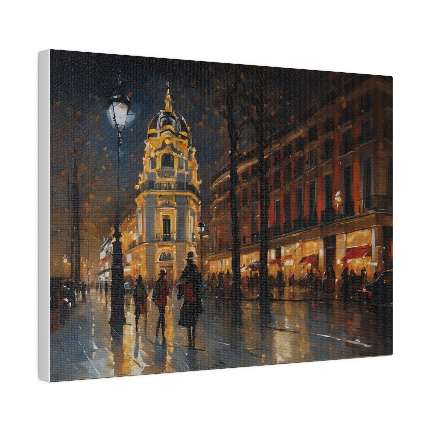 Town Center, Wall Art, Matte Canvas, Stretched, 0.75"