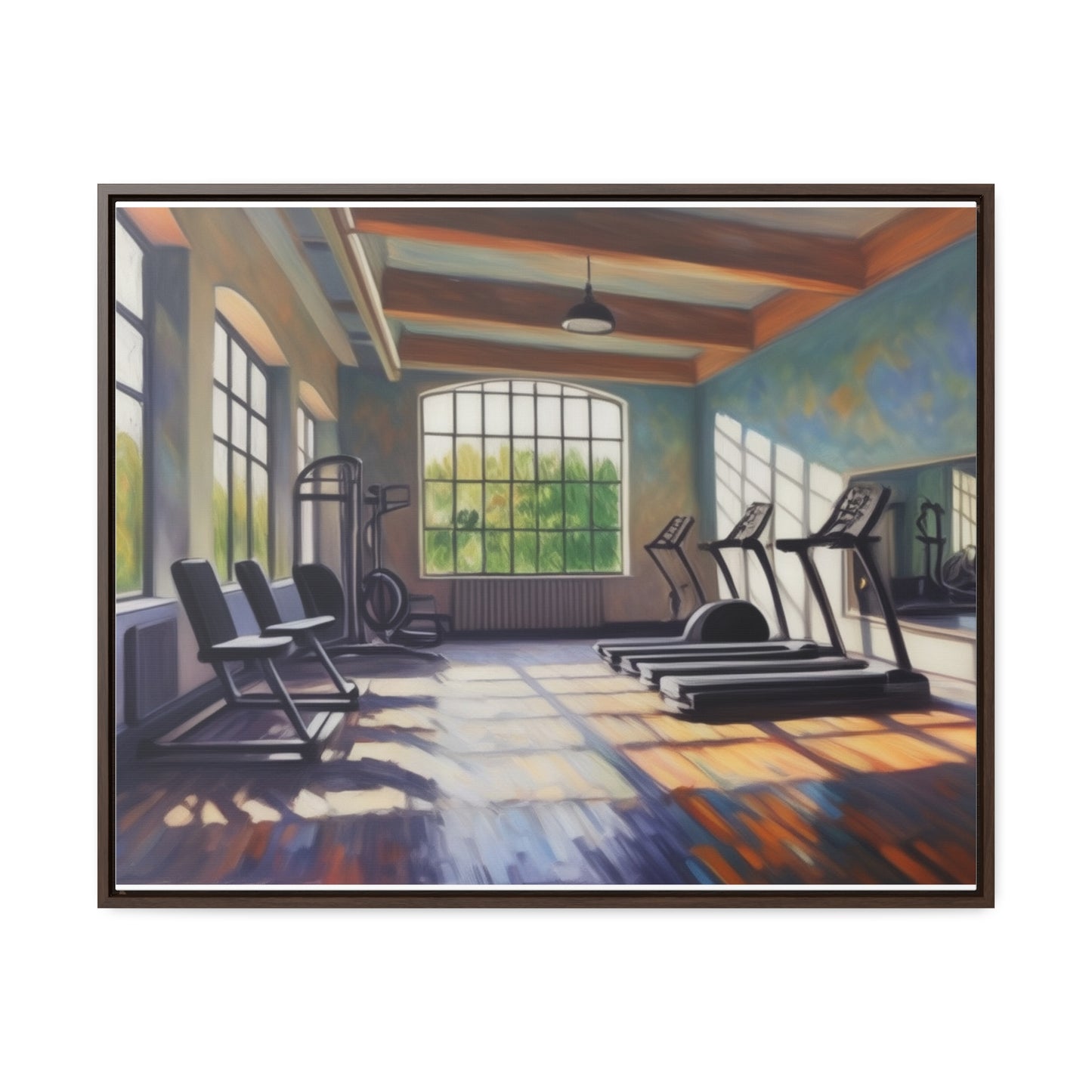 Gym, Work Out, Wall Art, Gallery Canvas Wraps, Horizontal Frame