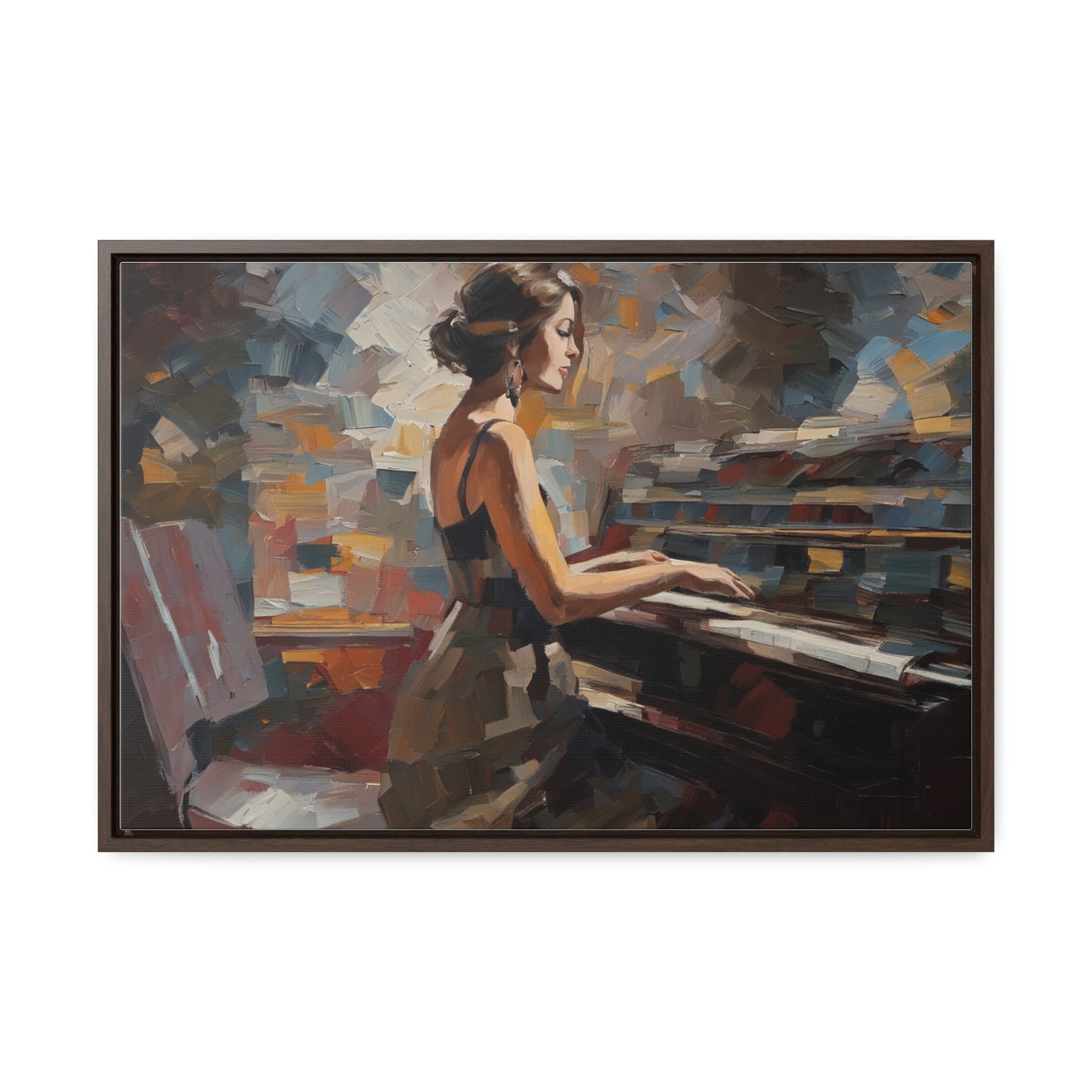 Piano, Wall Art, Gallery Canvas Wraps, Horizontal Frame