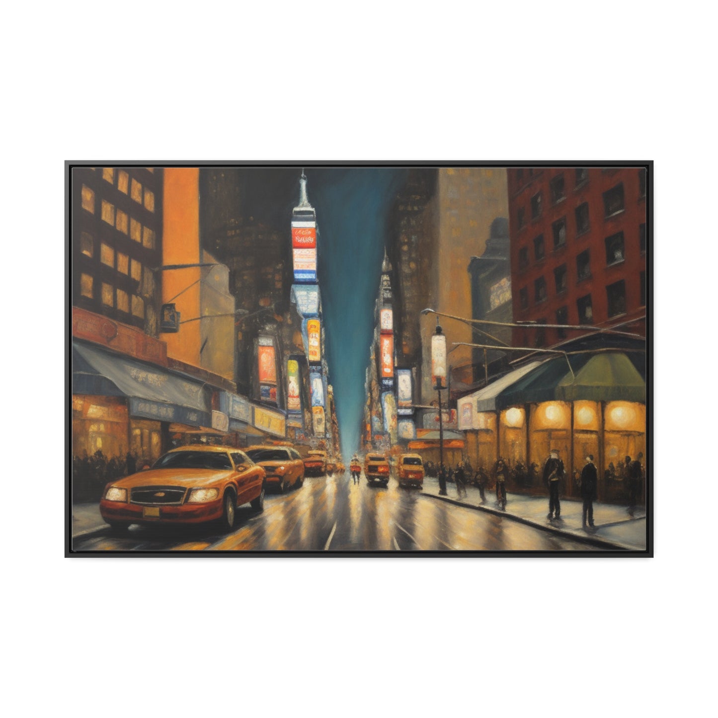 The City, Wall Art, Gallery Canvas Wraps, Horizontal Frame