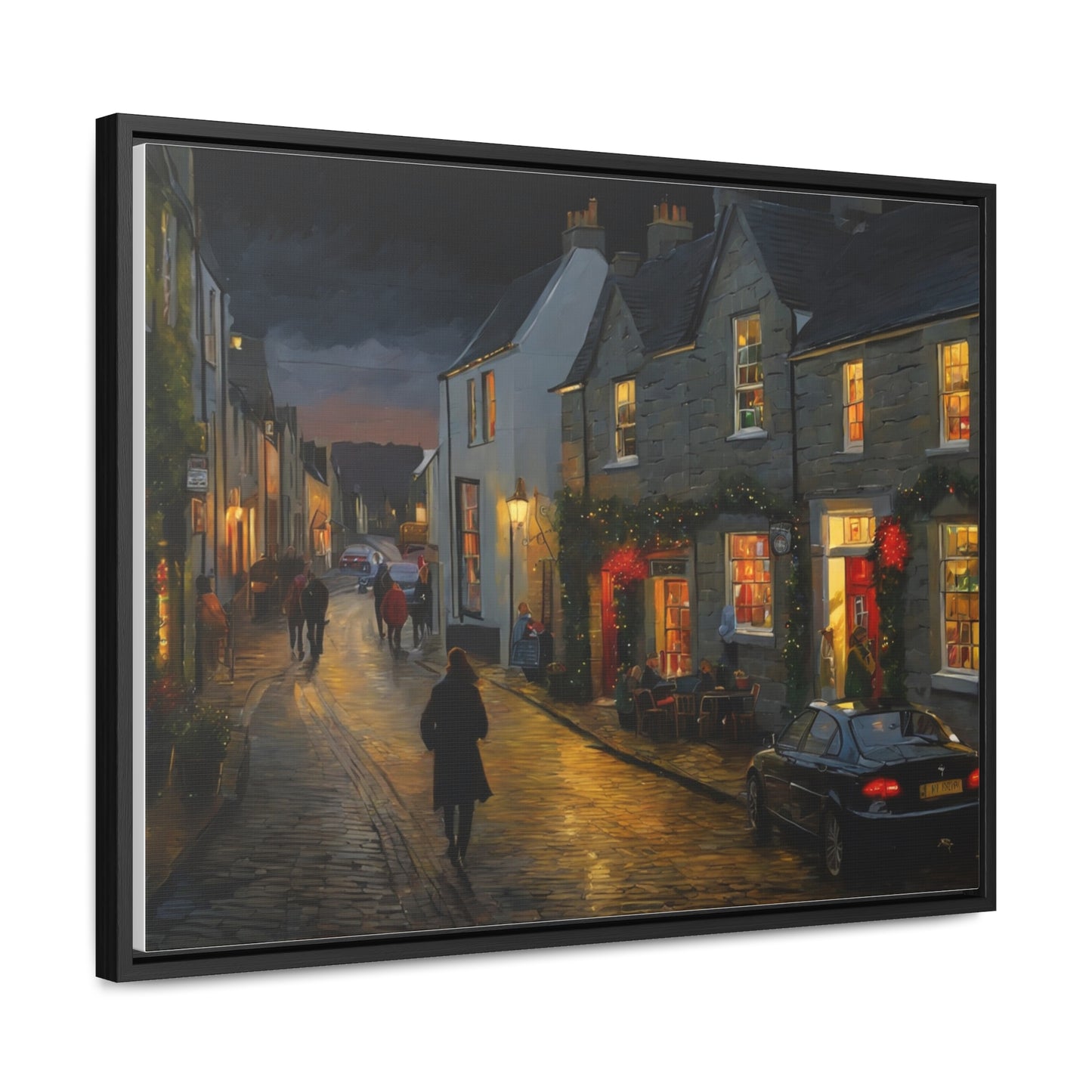 Calm Town, Wall Art, Gallery Canvas Wraps, Horizontal Frame