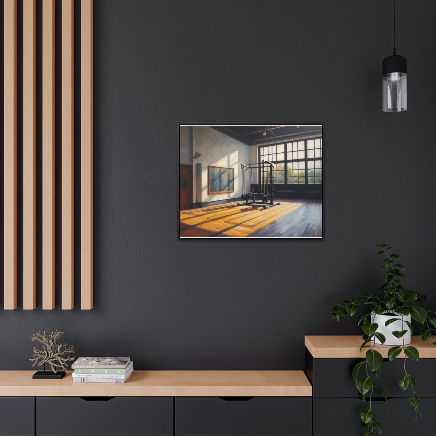 Gym, Workout, Wall Art, Gallery Canvas Wraps, Horizontal Frame