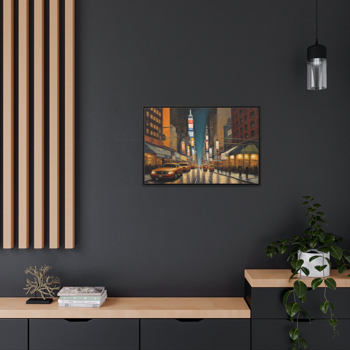 The City, Wall Art, Gallery Canvas Wraps, Horizontal Frame