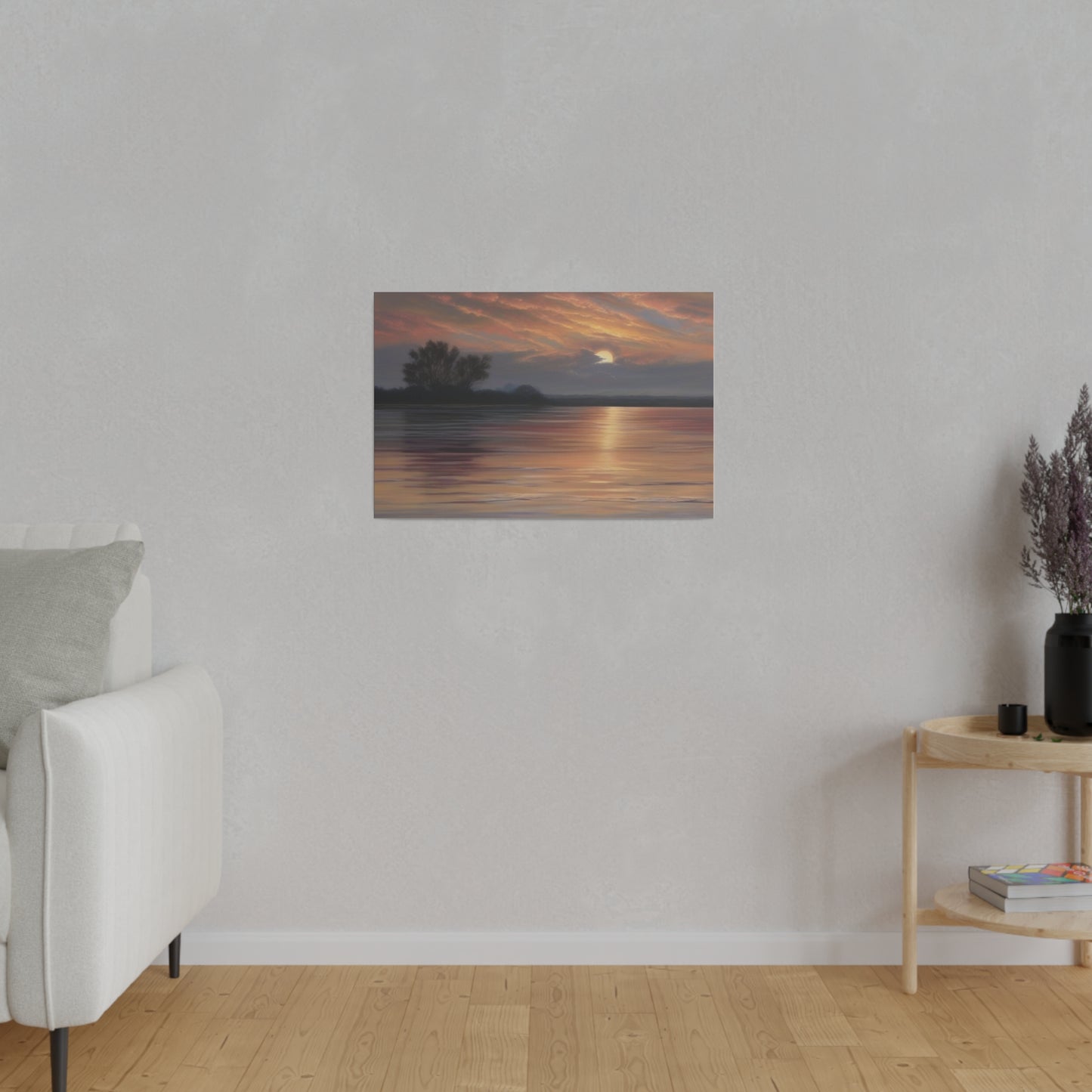 Sun Rise, Wall Art, Matte Canvas, Stretched, 0.75"