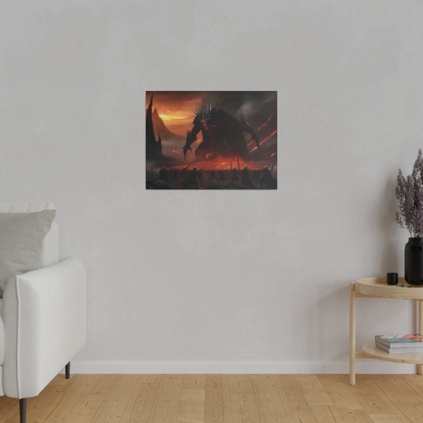 Lord Of The Rings, Morgoth, Wall Art, Matte Canvas, Stretched, 0.75"