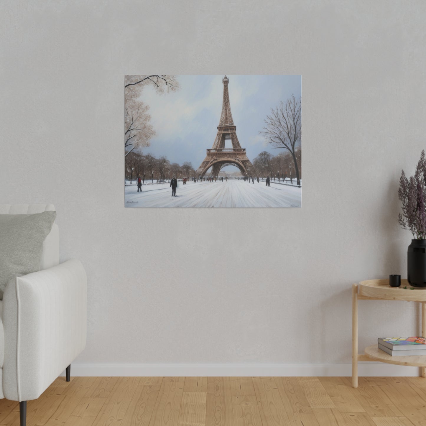 Paris France, Wall Art, Matte Canvas, Stretched, 0.75"