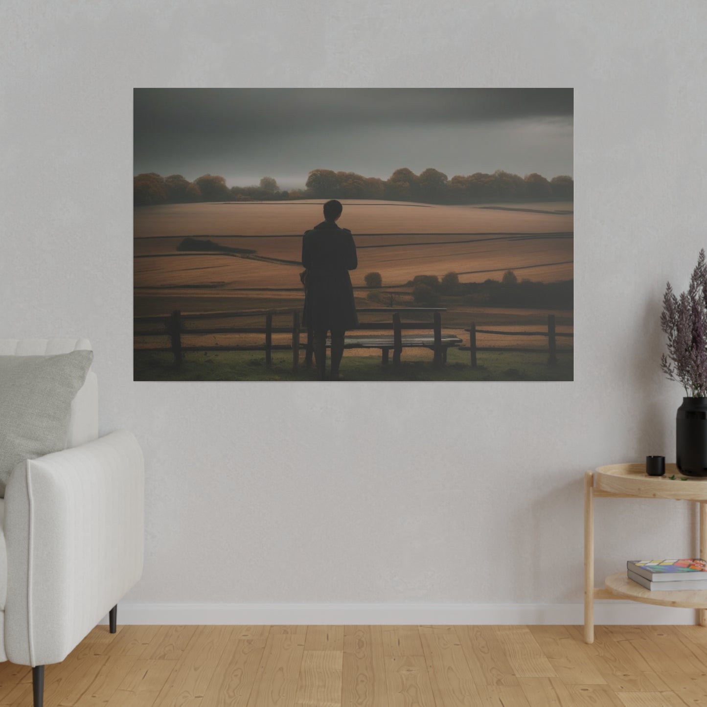 Alone, Wall Art, Matte Canvas, Stretched, 0.75"