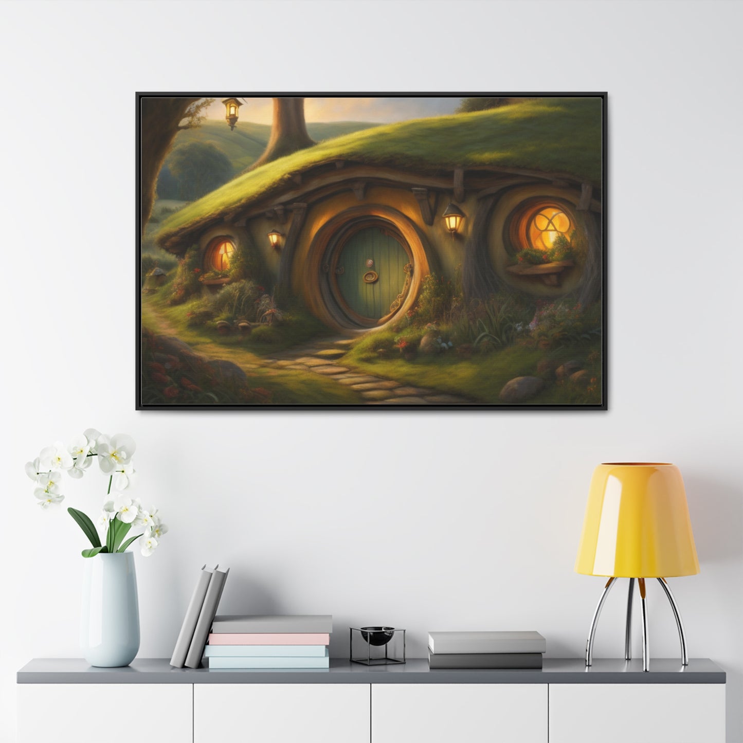 Hobbiton, Wall Art, Gallery Canvas Wraps, Horizontal Frame