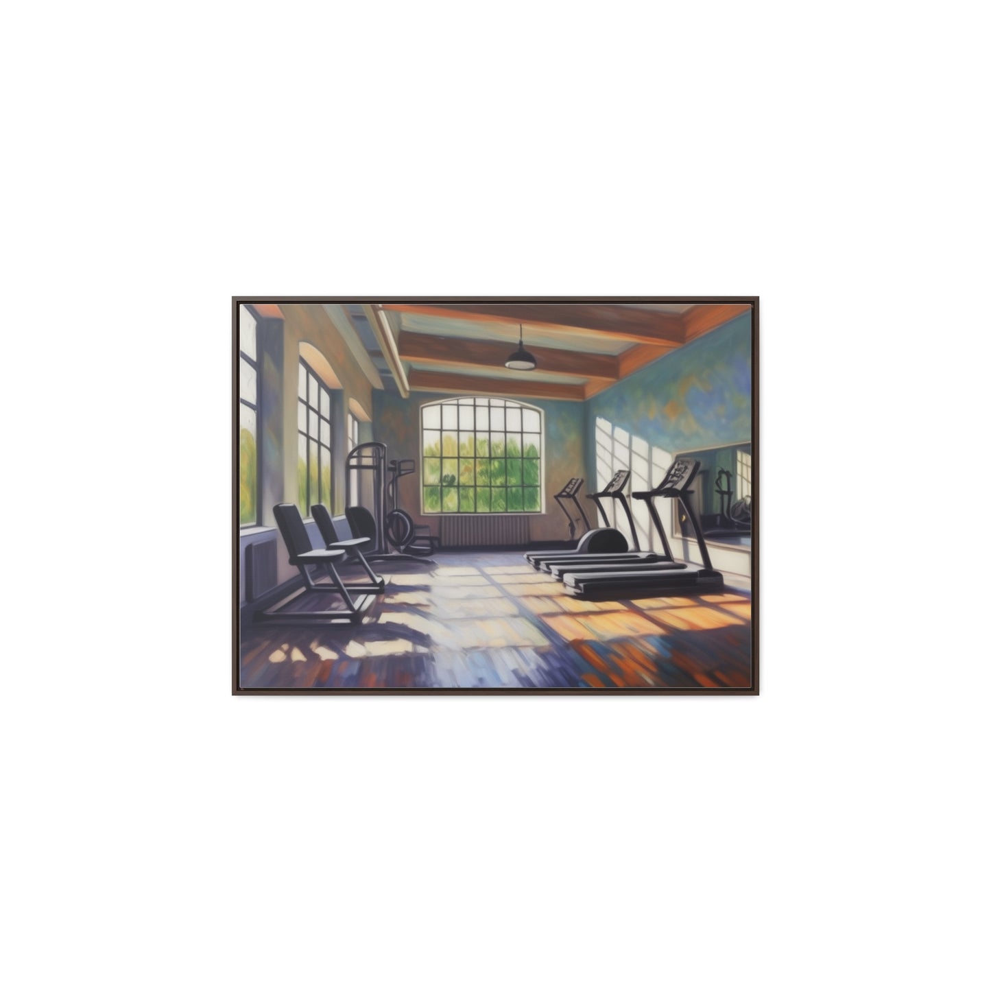 Gym, Work Out, Wall Art, Gallery Canvas Wraps, Horizontal Frame