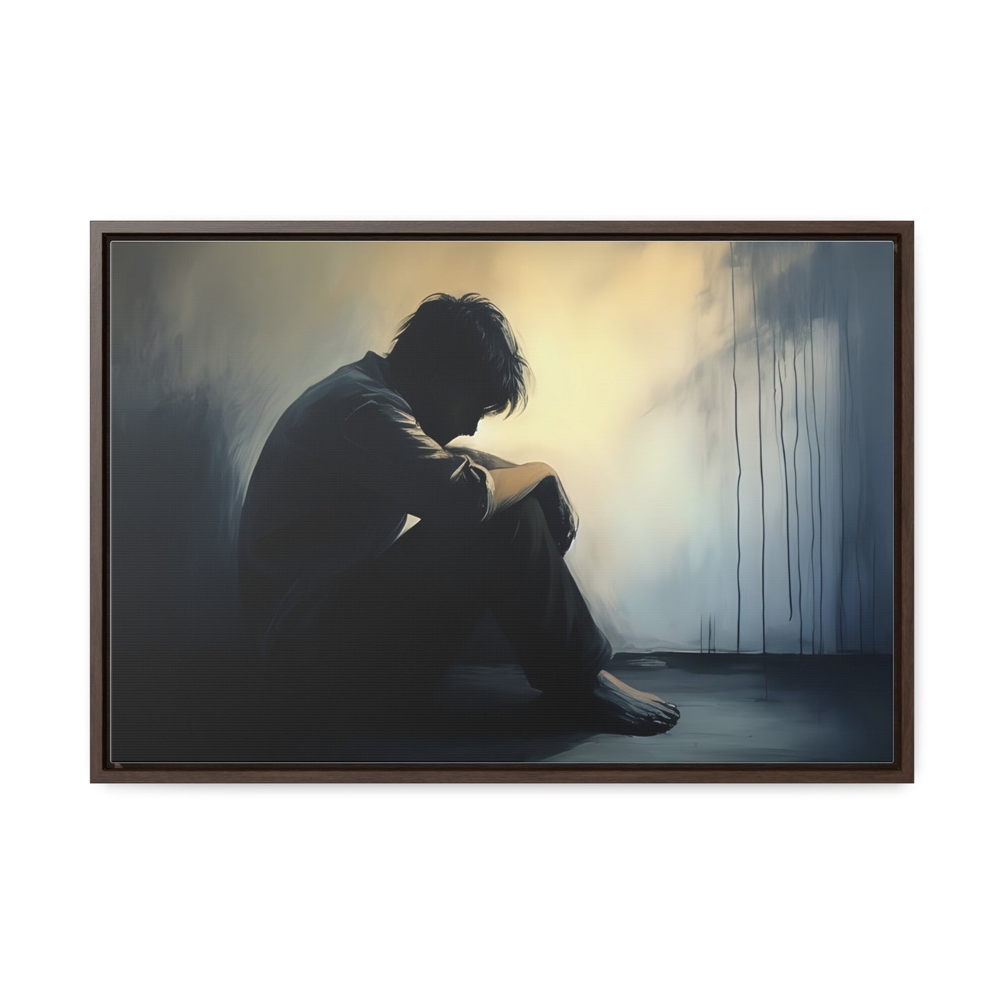 Gloomy, Wall Art, Gallery Canvas Wraps, Horizontal Frame