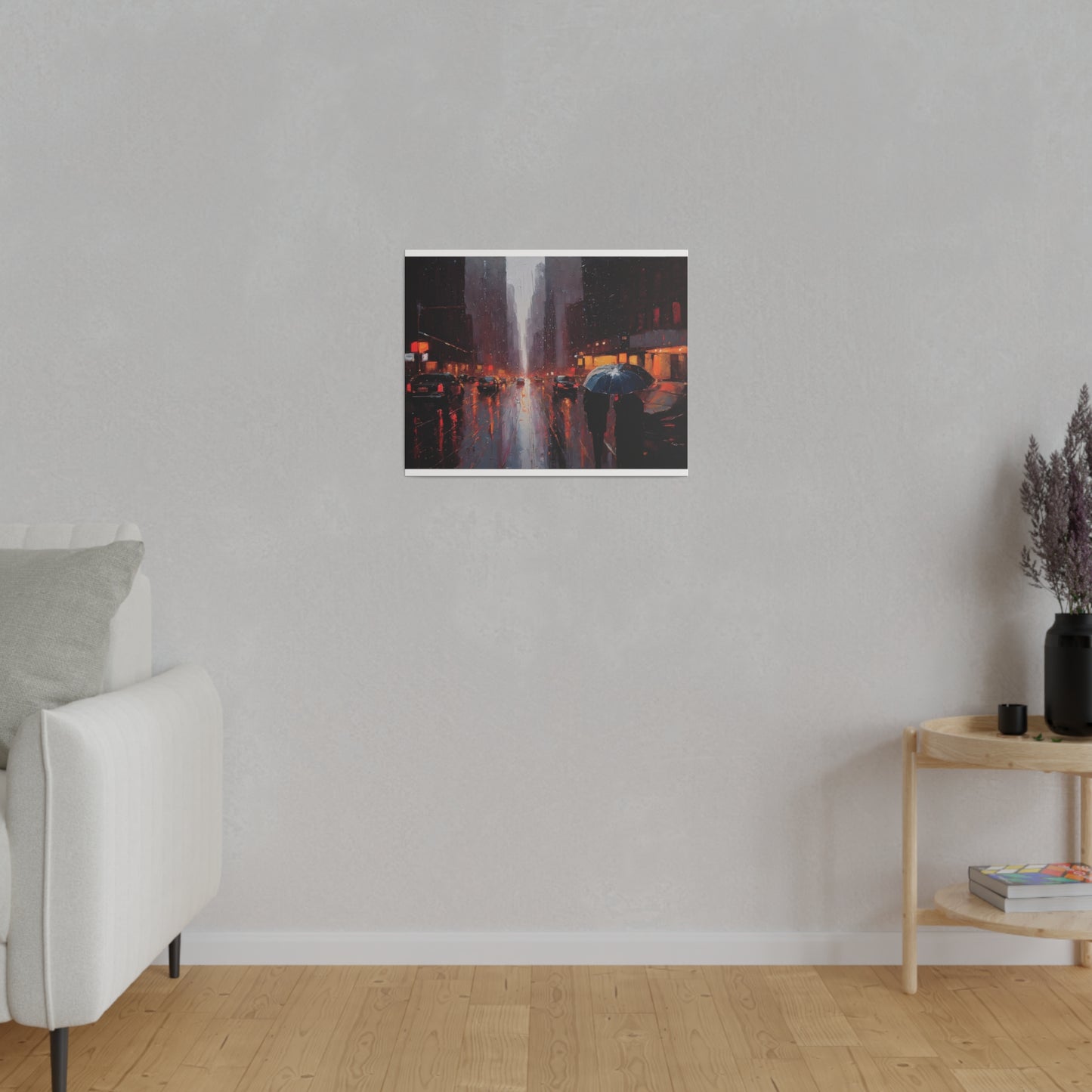 City Streets, Wall Art, Matte Canvas, Stretched, 0.75"