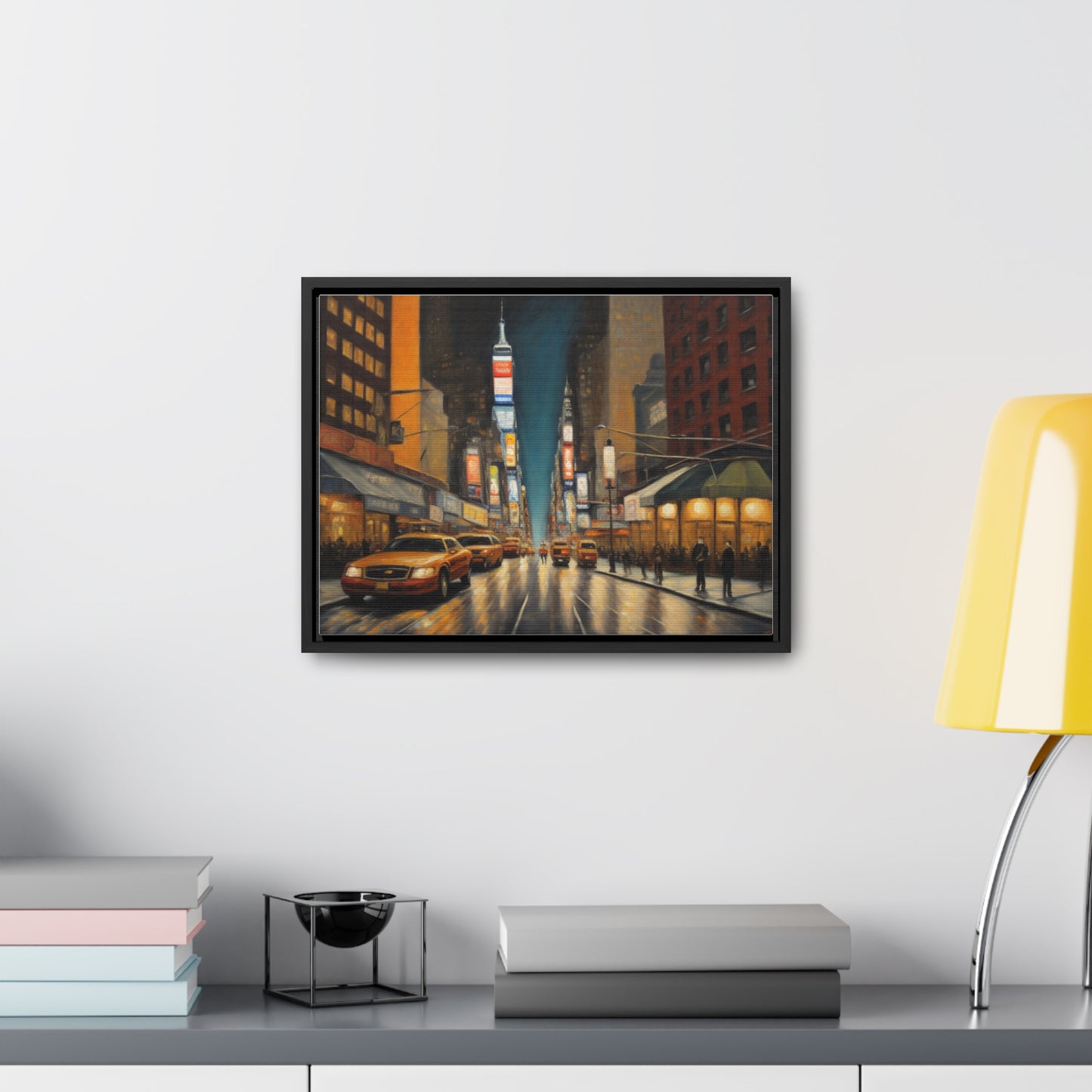 The City, Wall Art, Gallery Canvas Wraps, Horizontal Frame