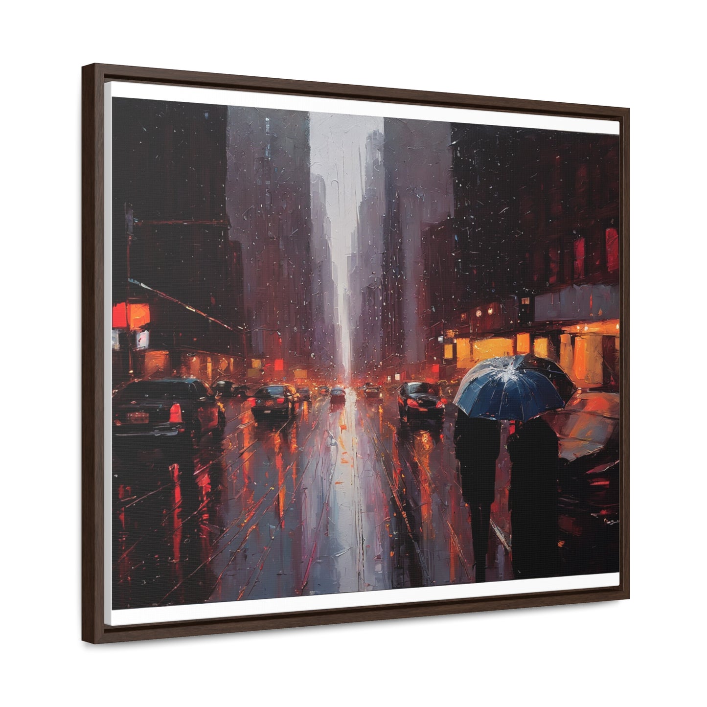 City Streets, Wall Art, Gallery Canvas Wraps, Horizontal Frame