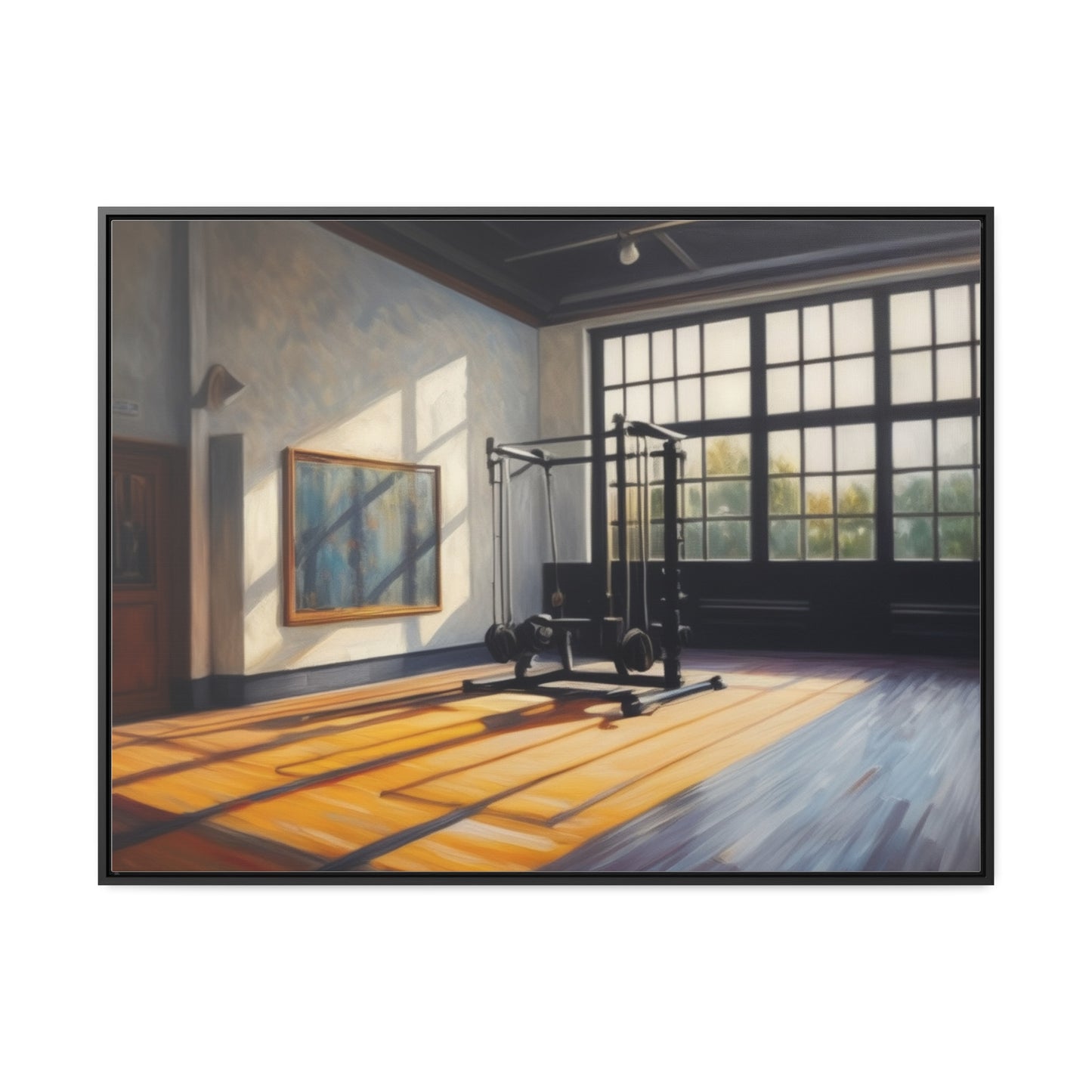 Gym, Workout, Wall Art, Gallery Canvas Wraps, Horizontal Frame