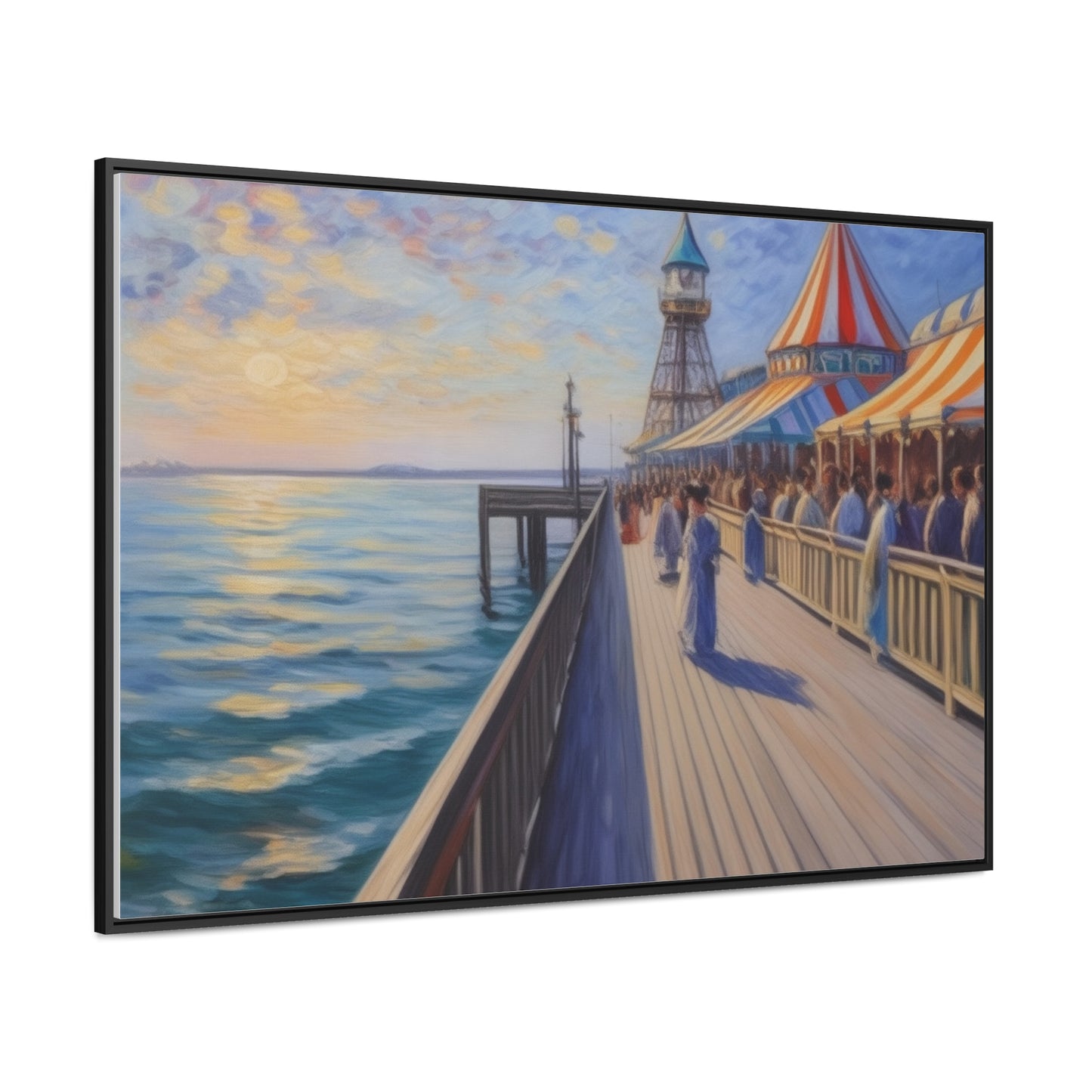 Pier, Wall Art, Gallery Canvas Wraps, Horizontal Frame