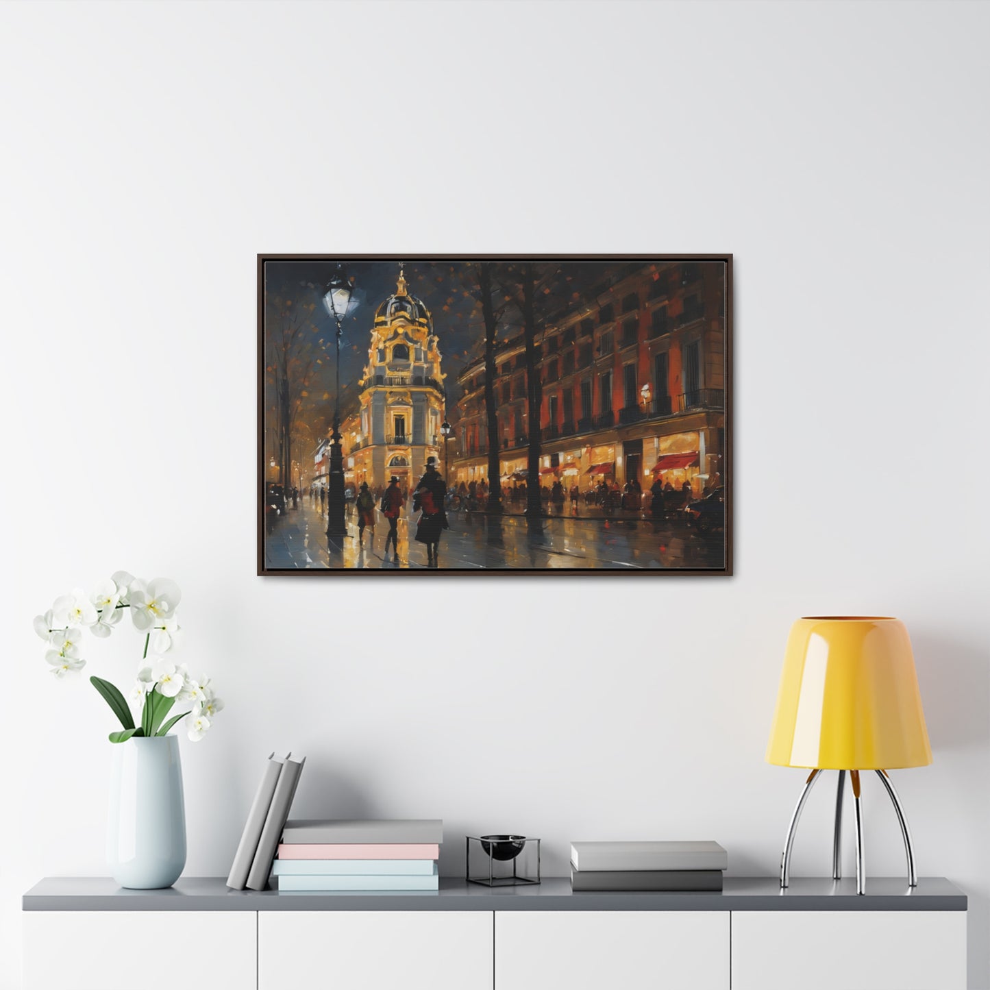 Town Center, Wall Art, Gallery Canvas Wraps, Horizontal Frame