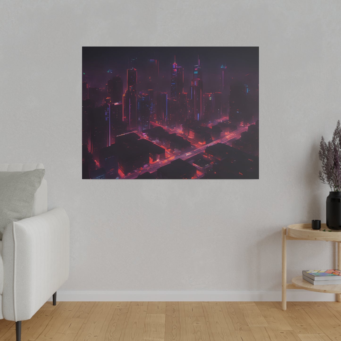 Neon lights, Wall Art, Matte Canvas, Stretched, 0.75"