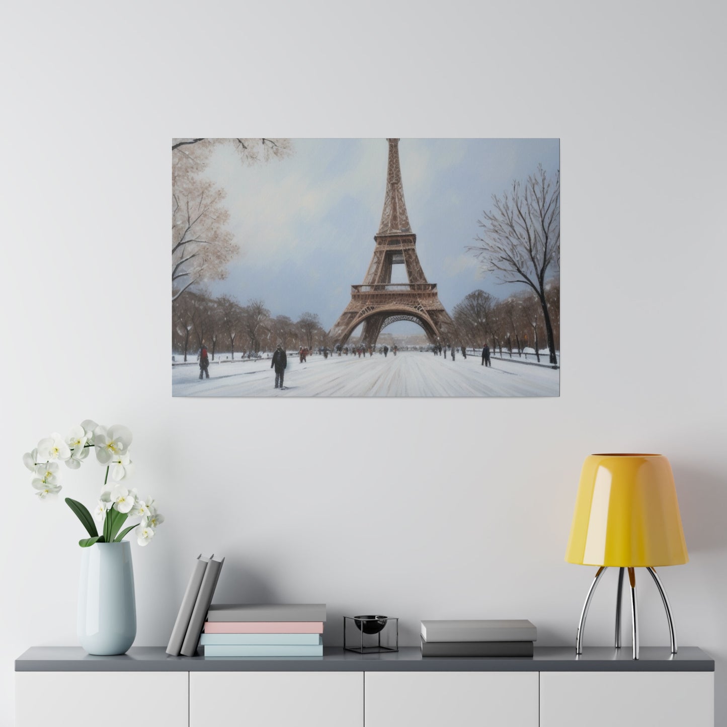 Paris France, Wall Art, Matte Canvas, Stretched, 0.75"