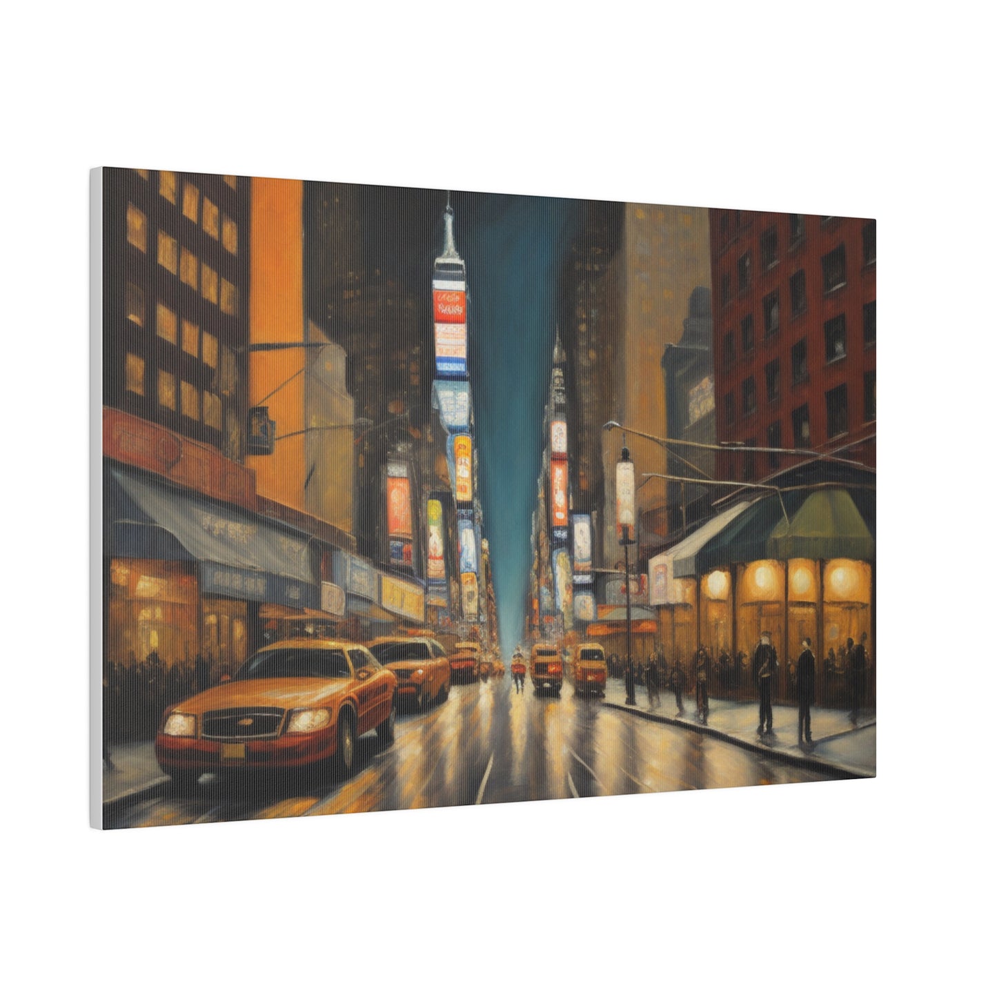 The City, Wall Art, Matte Canvas, Stretched, 0.75"