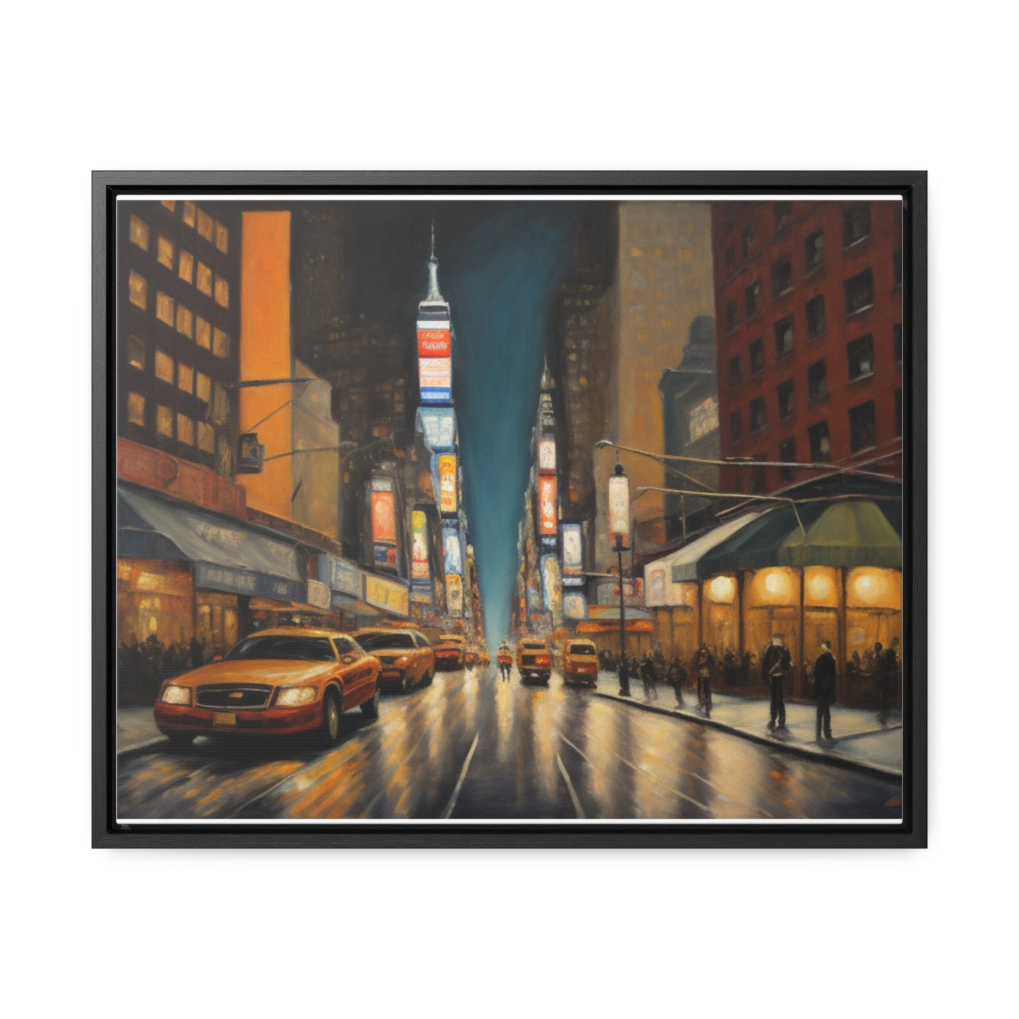 The City, Wall Art, Gallery Canvas Wraps, Horizontal Frame