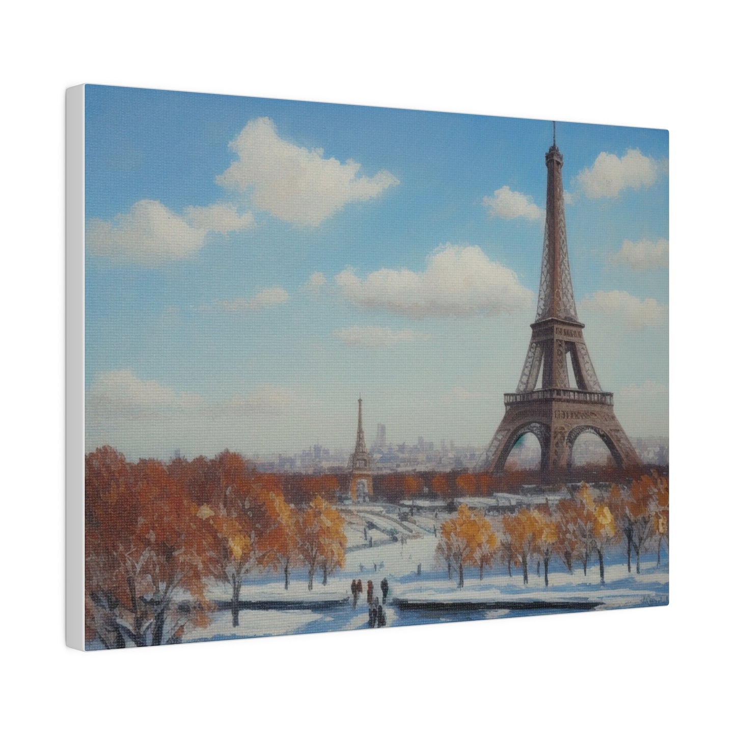 Eiffel Tower, Wall Art, Matte Canvas, Stretched, 0.75"