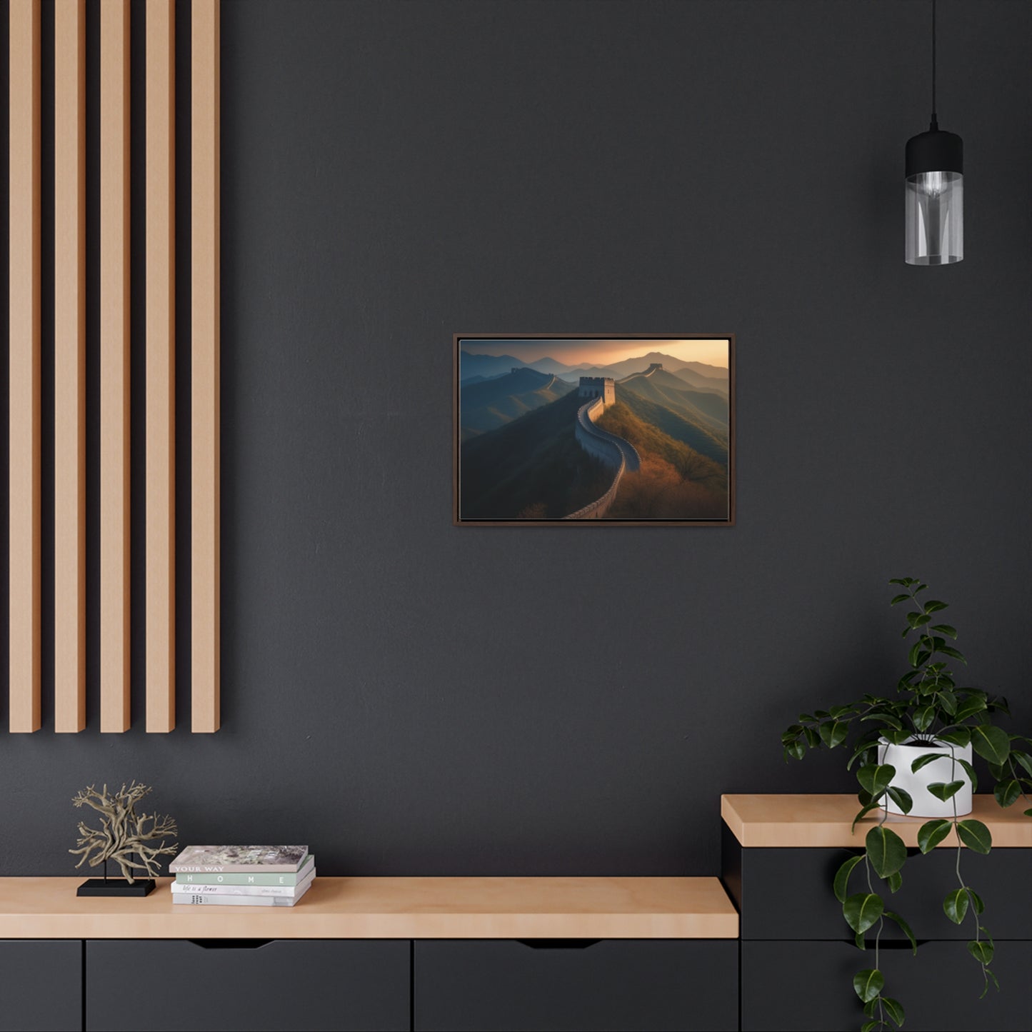 Great Wall, Wall Art,Gallery Canvas Wraps, Horizontal Frame