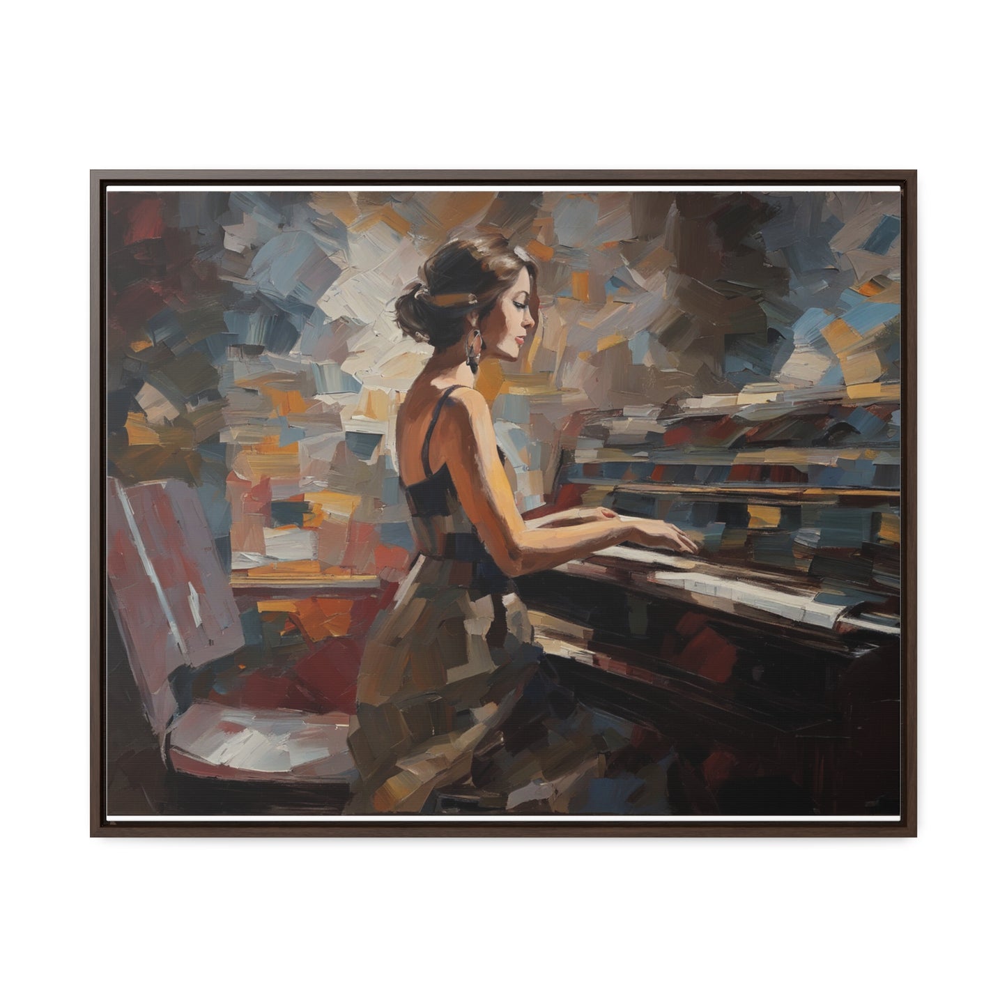 Piano, Wall Art, Gallery Canvas Wraps, Horizontal Frame