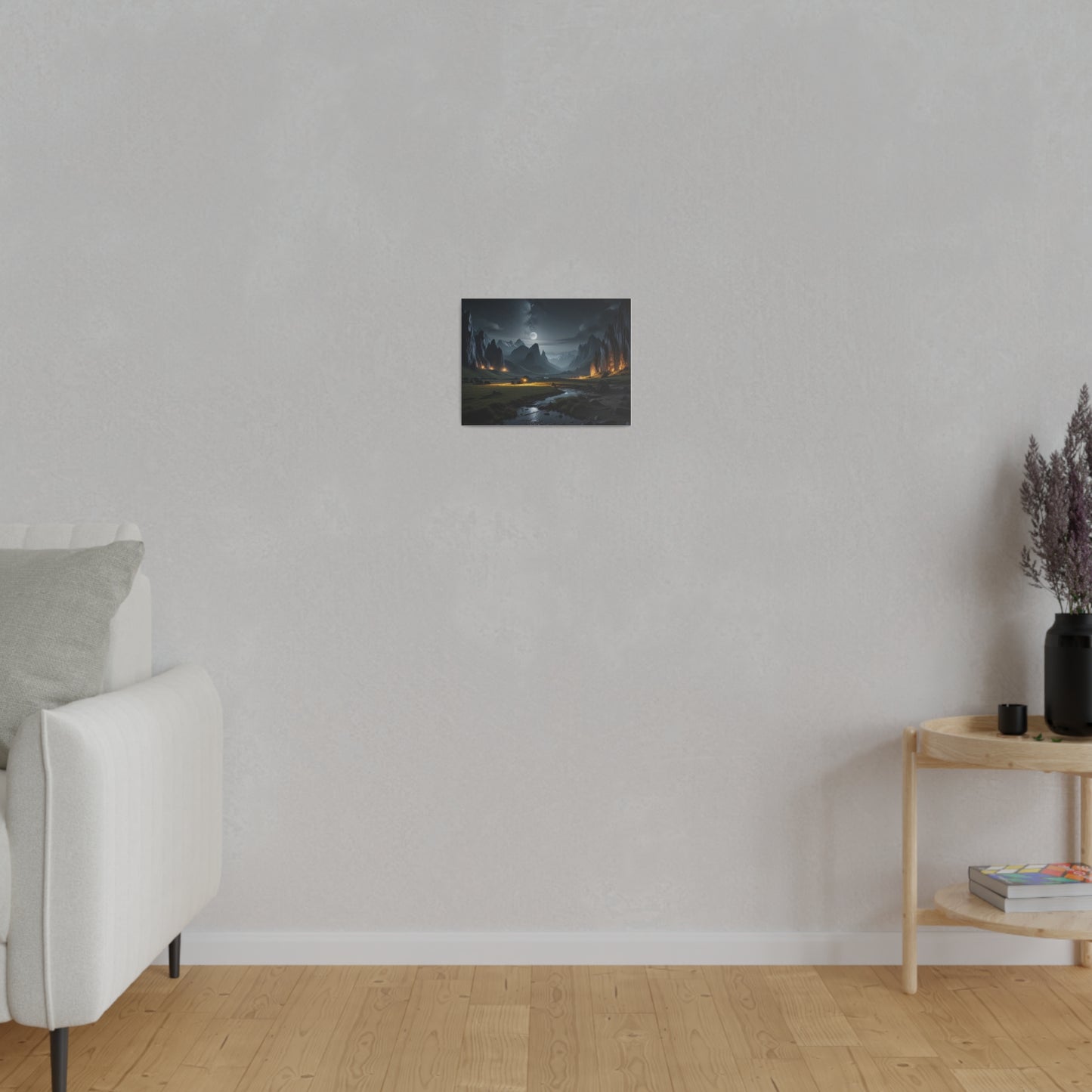 The Place Between the Cliffs, Wall Art, Matte Canvas, Stretched, 0.75"